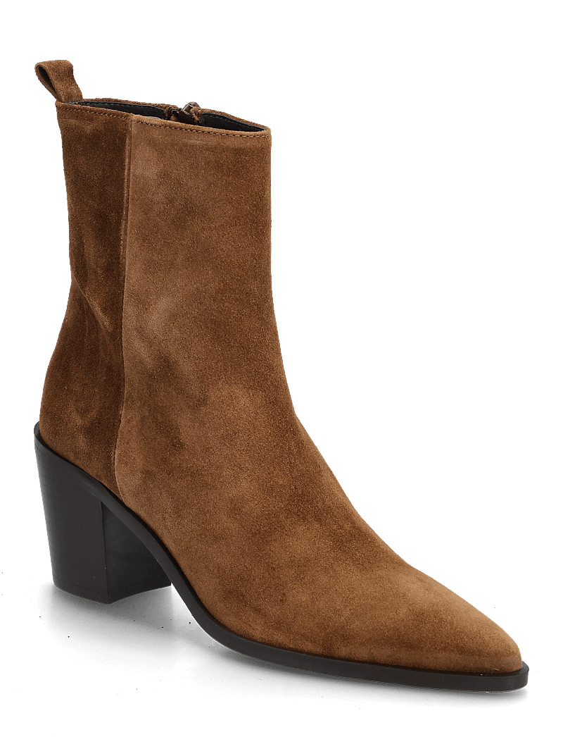 Billi Bi - Booties - stiefeletten mit absatz - tabac babysilk suede - 0