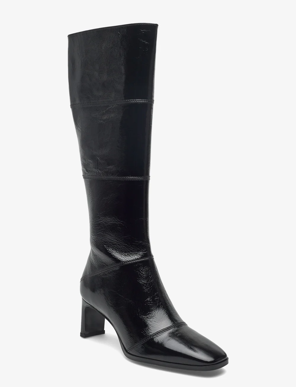 Billi Bi - Long Boots - langskaftede støvler - black naplack - 0