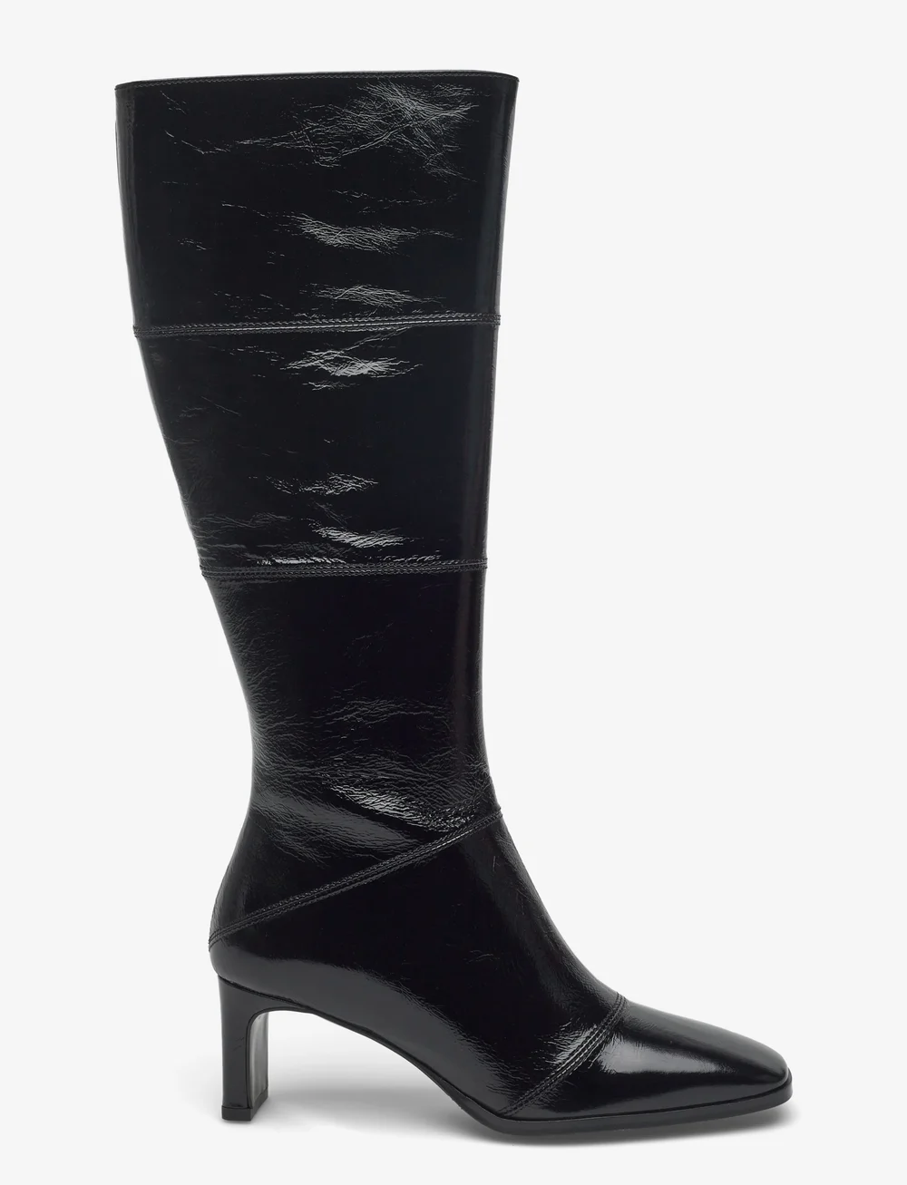 Billi Bi - Long Boots - langskaftede støvler - black naplack - 1
