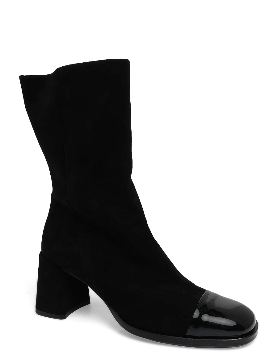 Billi Bi - Boots - stiefeletten mit absatz - black patent/black suede - 0