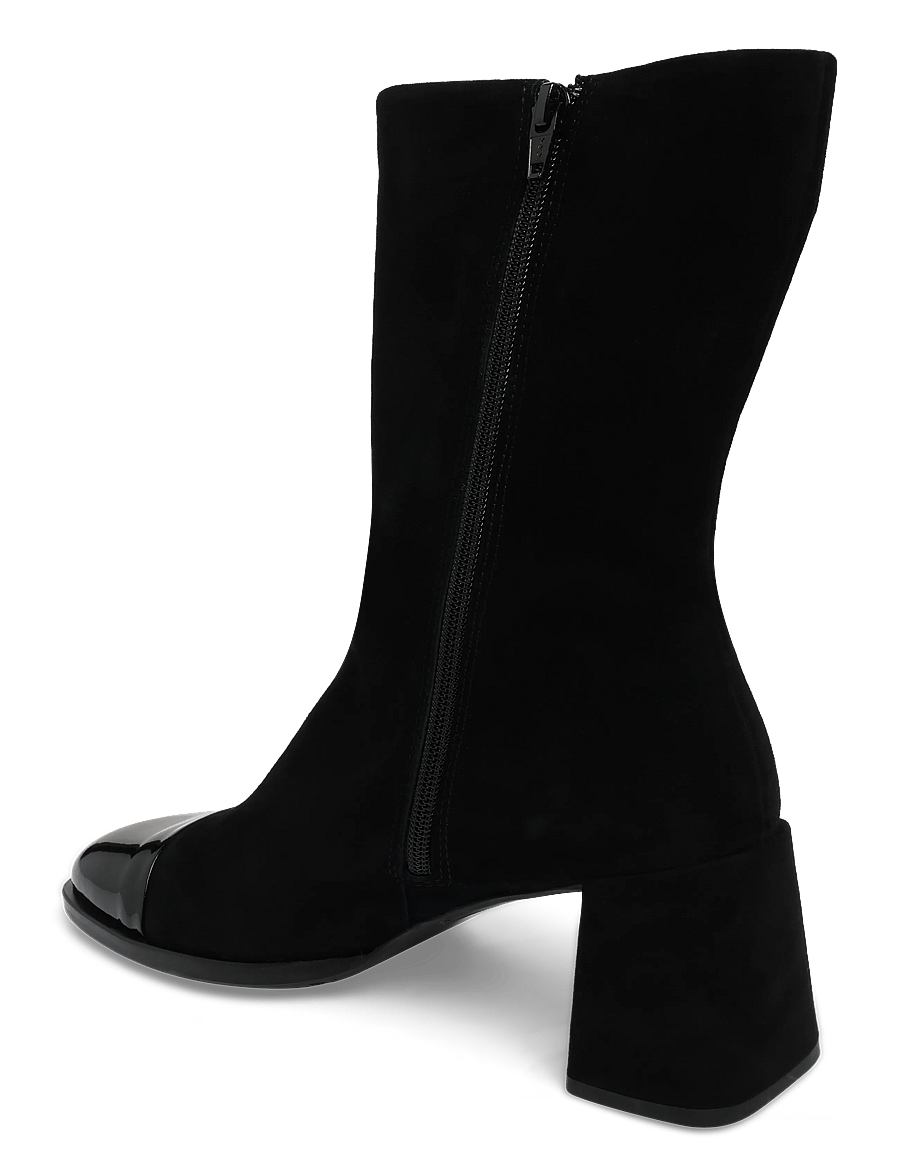 Billi Bi - Boots - stiefeletten mit absatz - black patent/black suede - 1