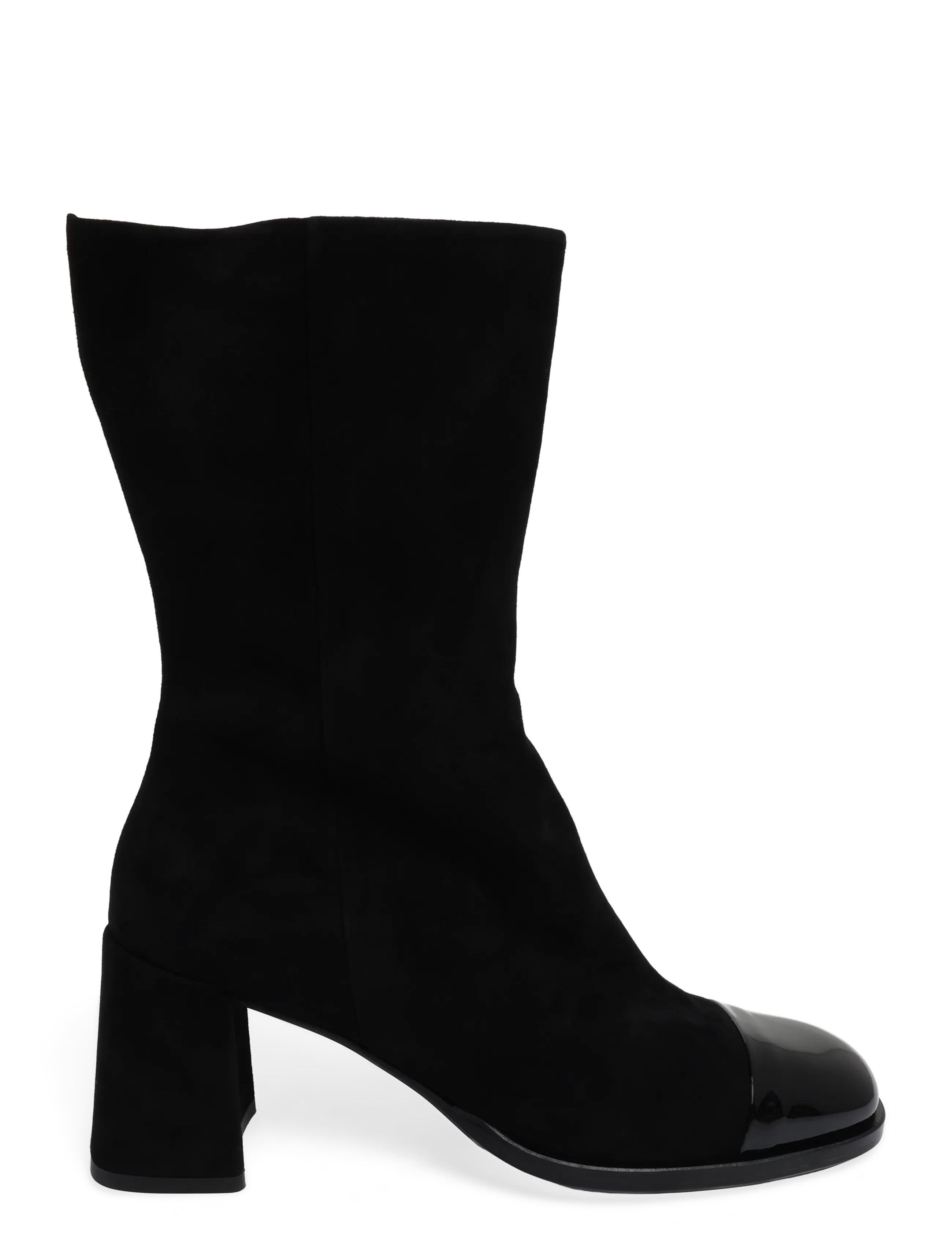 Billi Bi - Boots - støvletter - black patent/black suede - 2