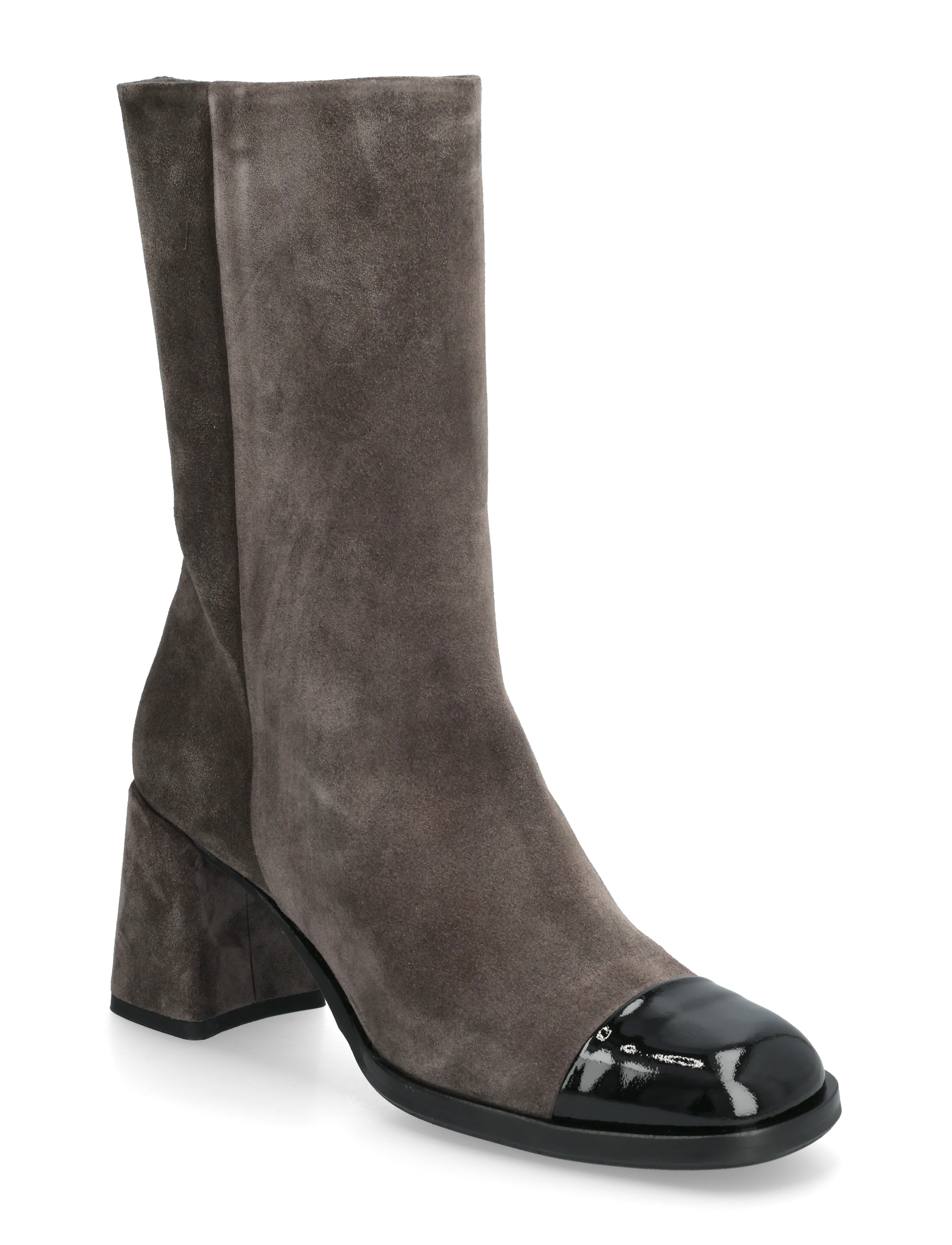 Billi Bi - Boots - stövletter - black patent/iman suede - 0