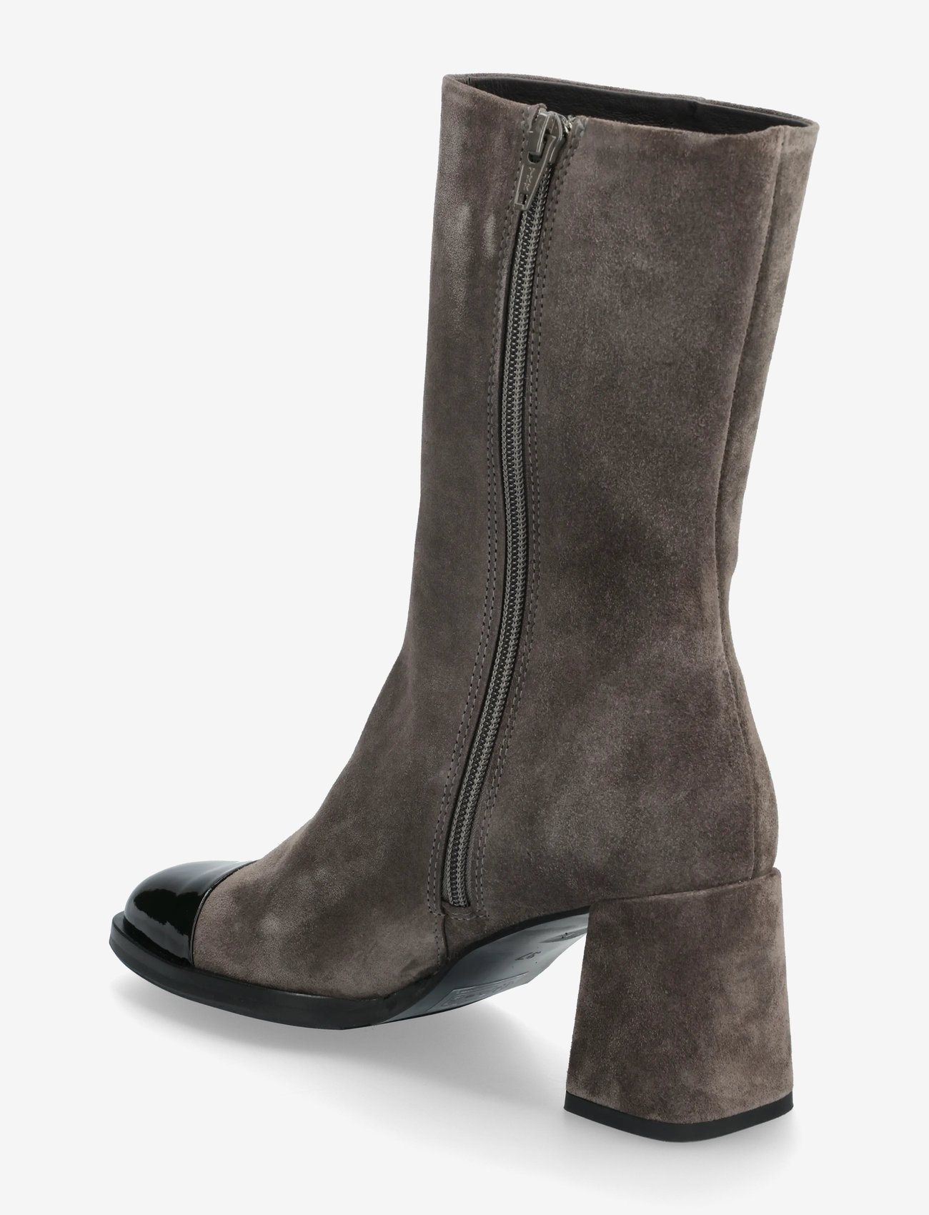 Billi Bi - Boots - høj hæl - black patent/iman suede - 2