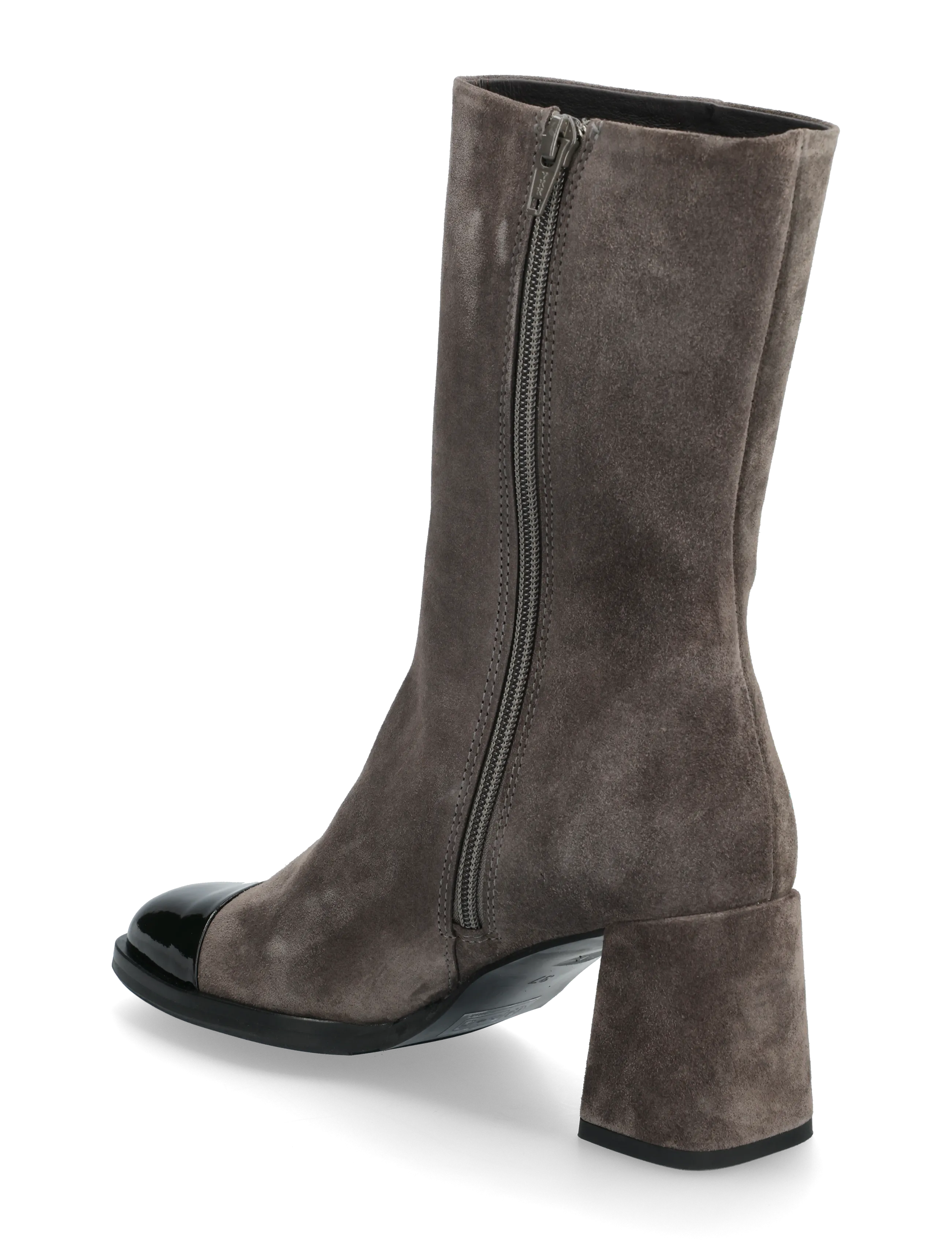 Billi Bi - Boots - høj hæl - black patent/iman suede - 2