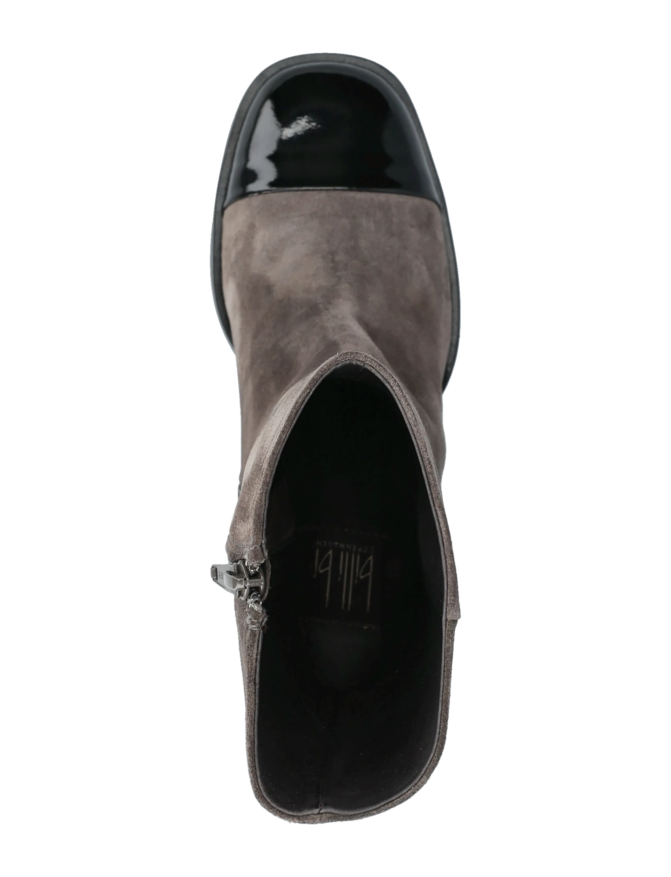 Billi Bi - Boots - høj hæl - black patent/iman suede - 3