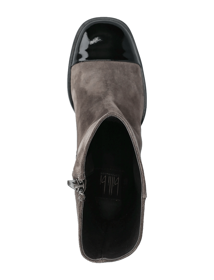 Billi Bi - Boots - heeled ankle boots - black patent/iman suede - 3