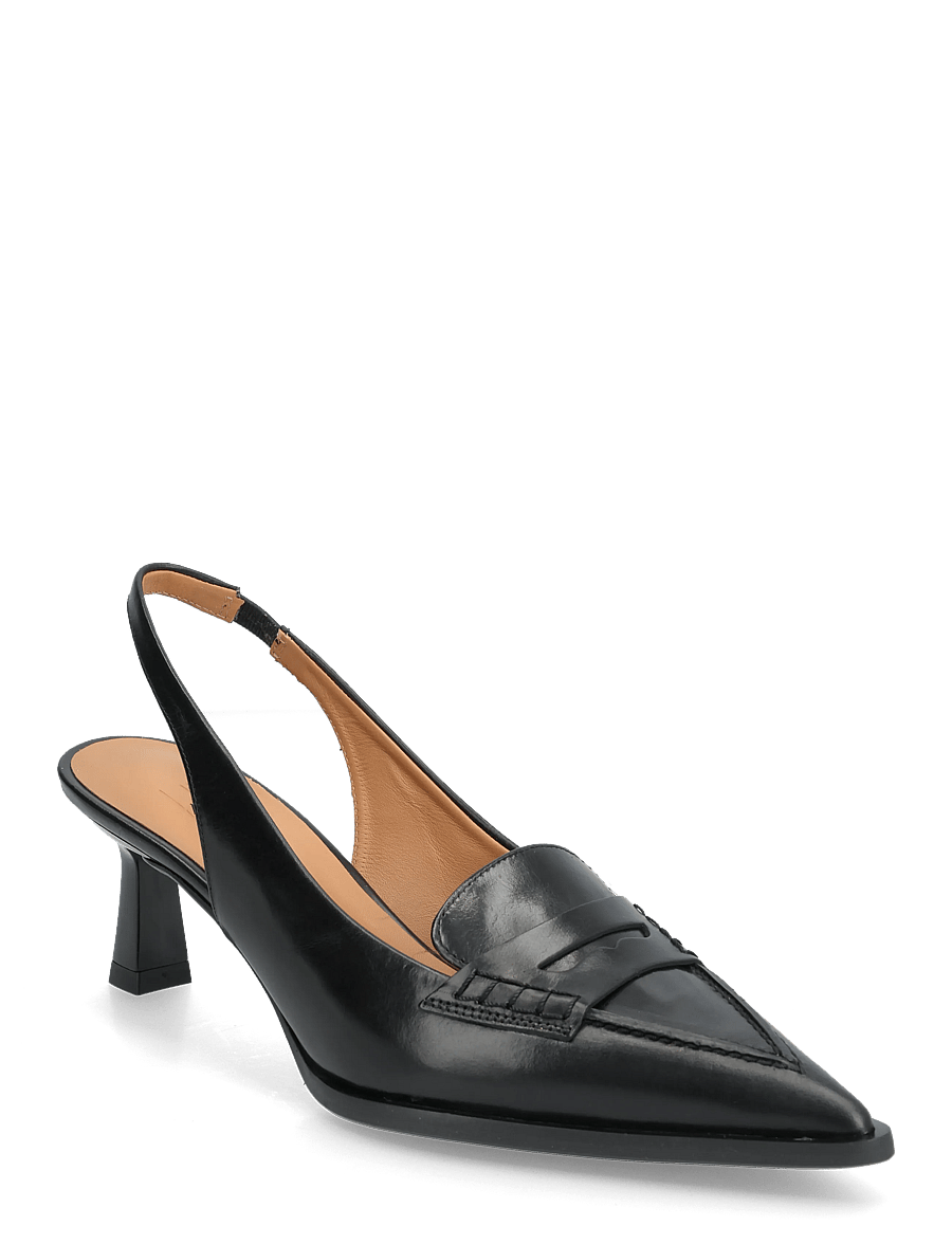 Billi Bi - Pumps - slingbacks med hæle - black giamaica calf - 0