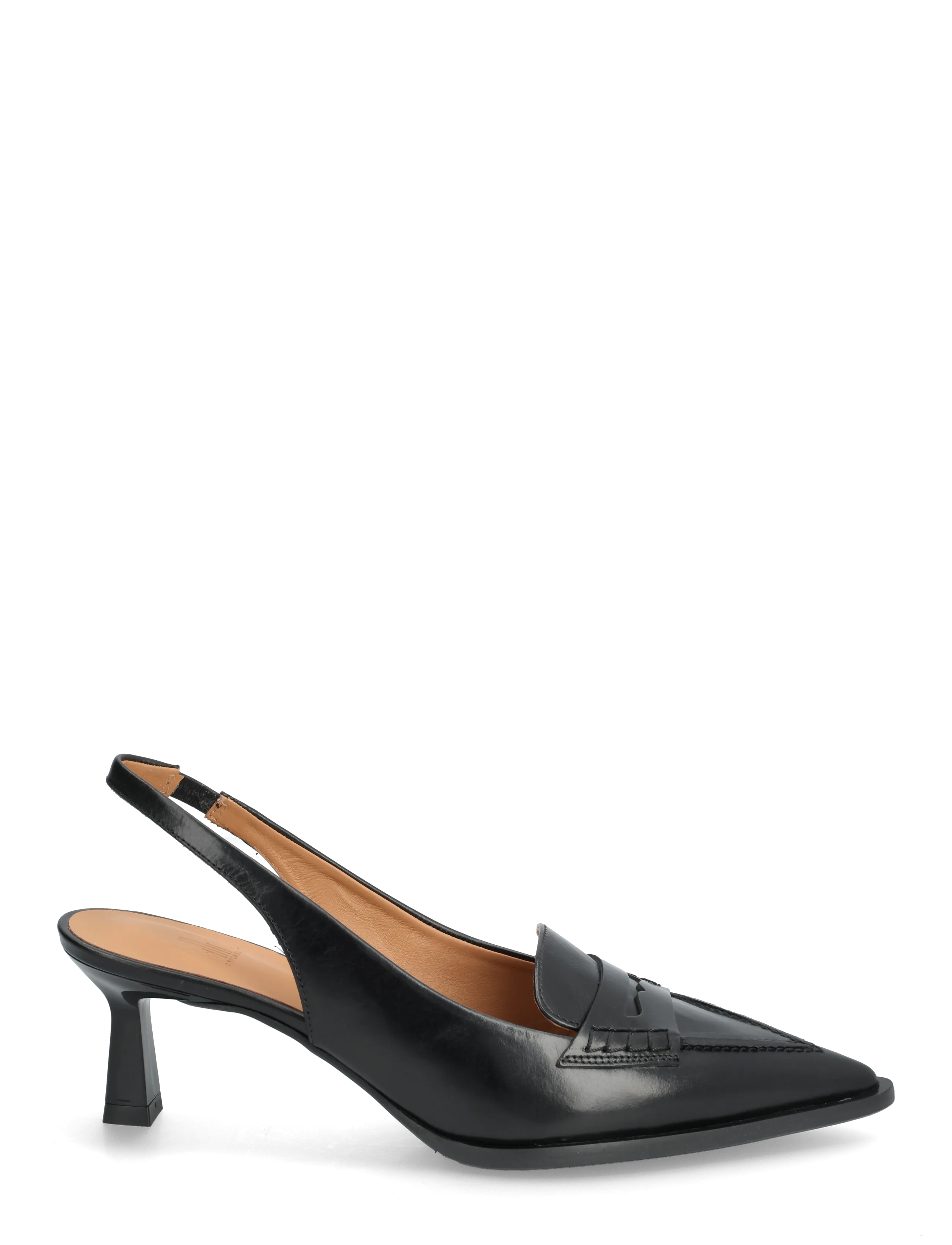 Billi Bi - Pumps - slingbacks med hæle - black giamaica calf - 1