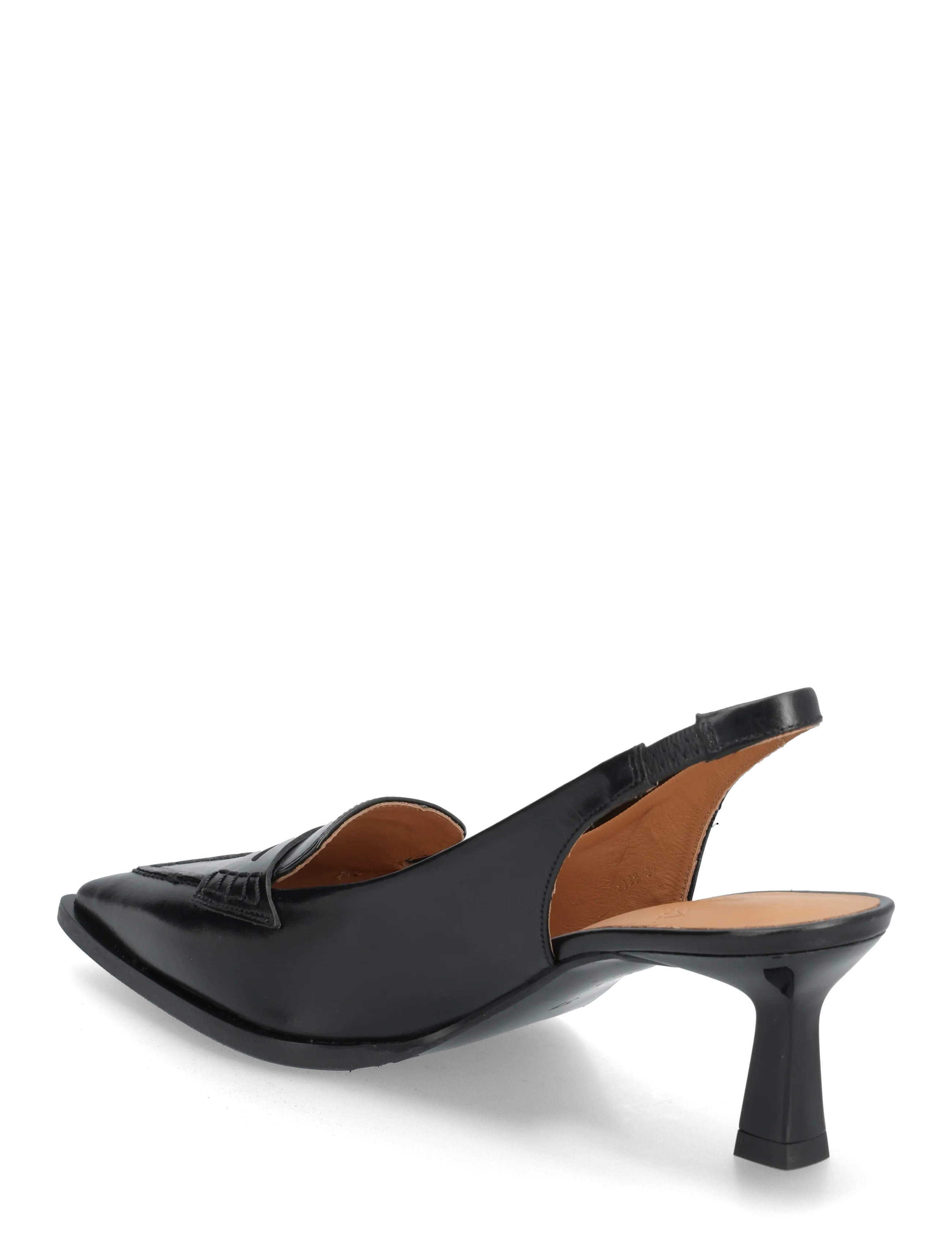 Billi Bi - Pumps - slingbacks med hæle - black giamaica calf - 2
