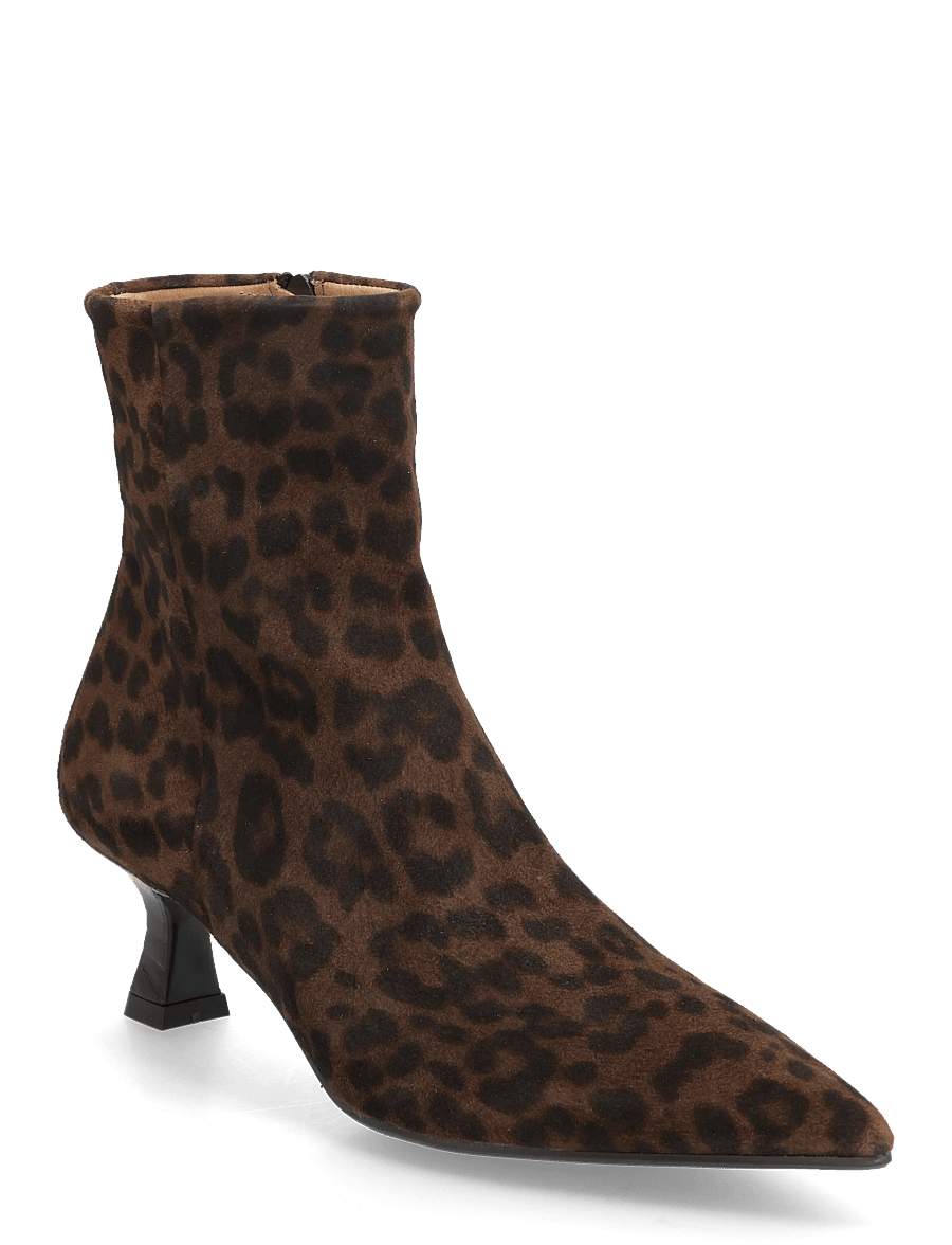 Billi Bi - Booties - kontsaga poolsaapad - leo.titus arabica suede - 0
