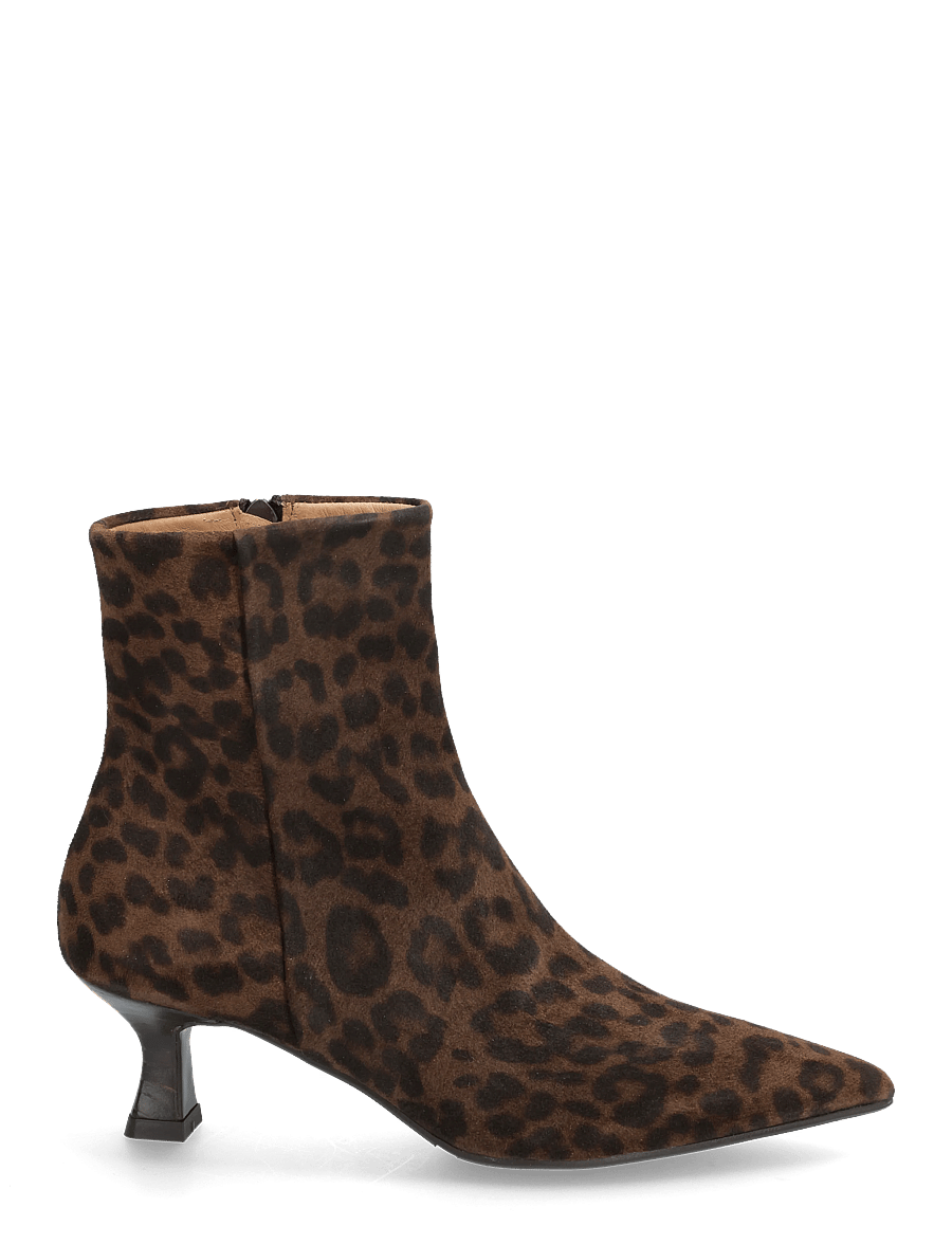 Billi Bi - Booties - kontsaga poolsaapad - leo.titus arabica suede - 1