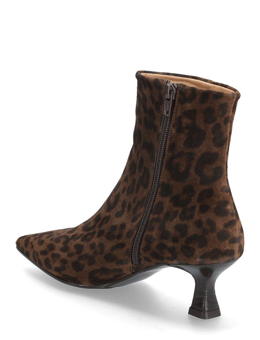 Billi Bi - Booties - kontsaga poolsaapad - leo.titus arabica suede - 2