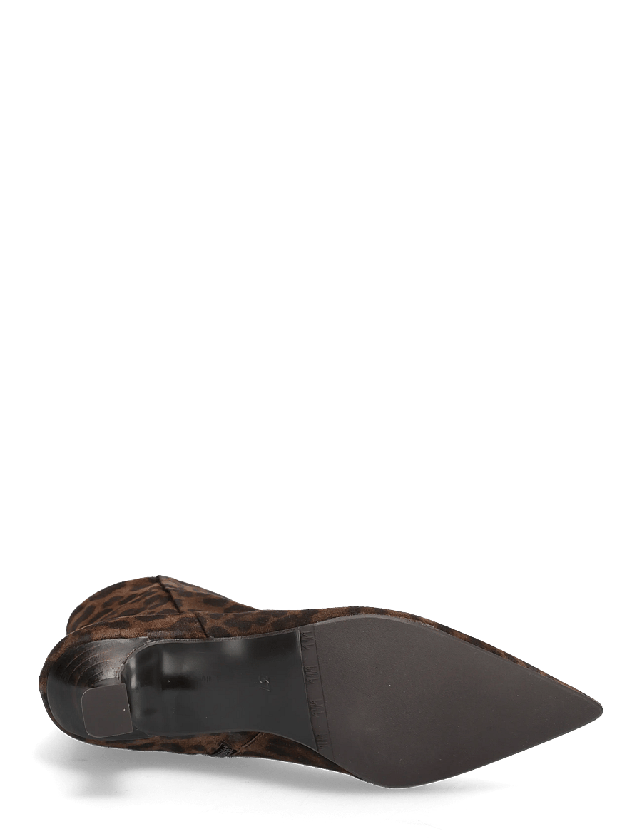 Billi Bi - Booties - kontsaga poolsaapad - leo.titus arabica suede - 4