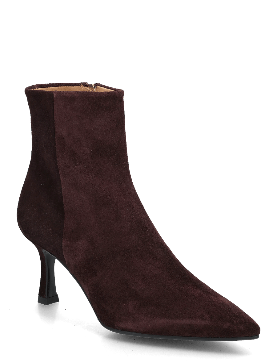 Billi Bi - Booties - stiefeletten mit absatz - mulberry babysilk suede - 0