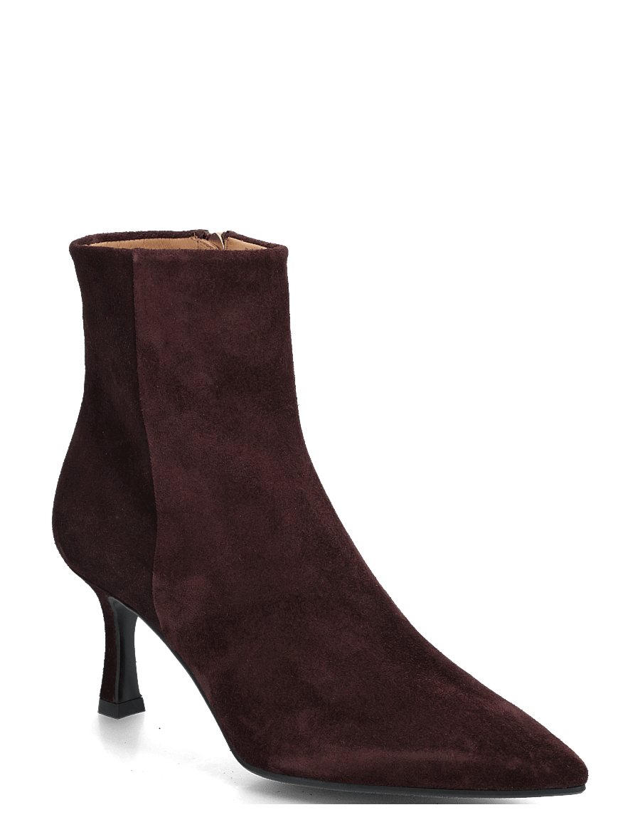 Billi Bi - Booties - stiefeletten mit absatz - mulberry babysilk suede - 0