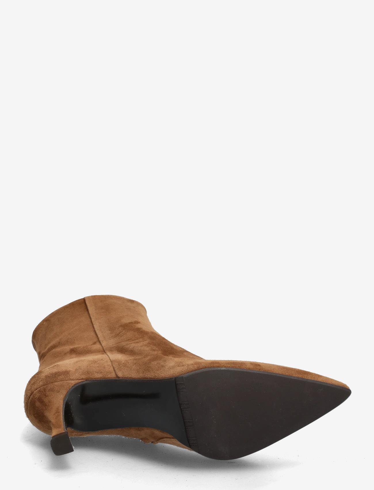 Billi Bi - Booties - høj hæl - dark cognac  suede - 4