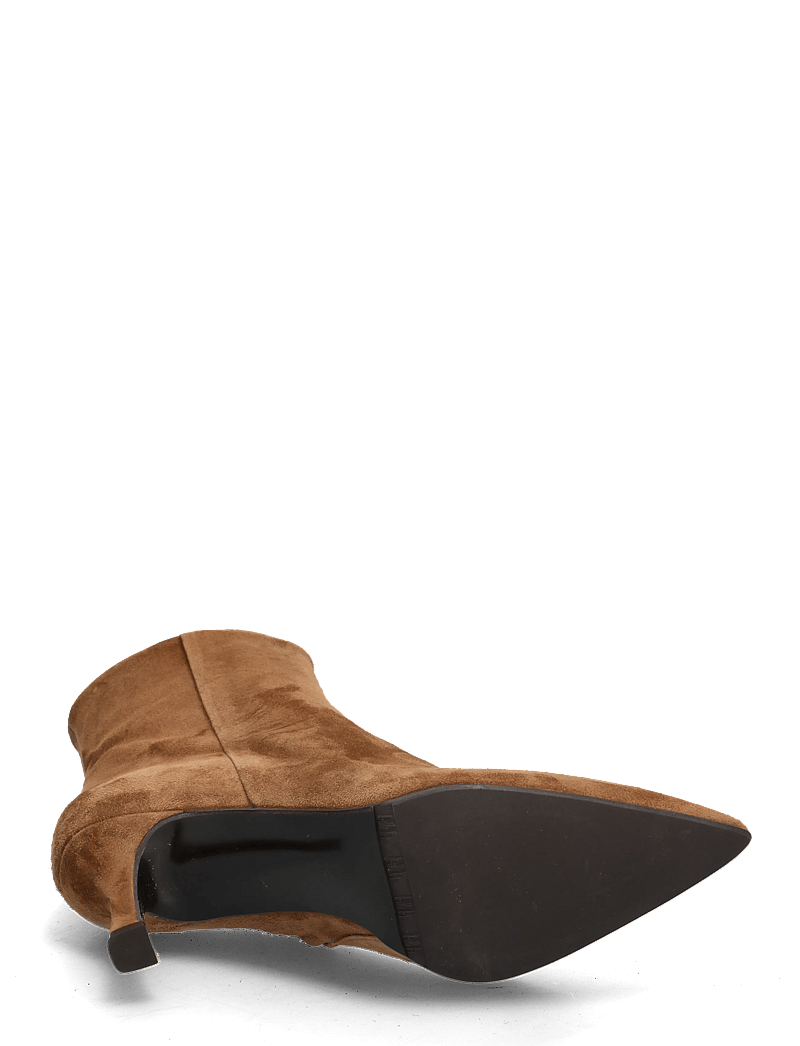 Billi Bi - Booties - stiefeletten mit absatz - dark cognac suede - 4