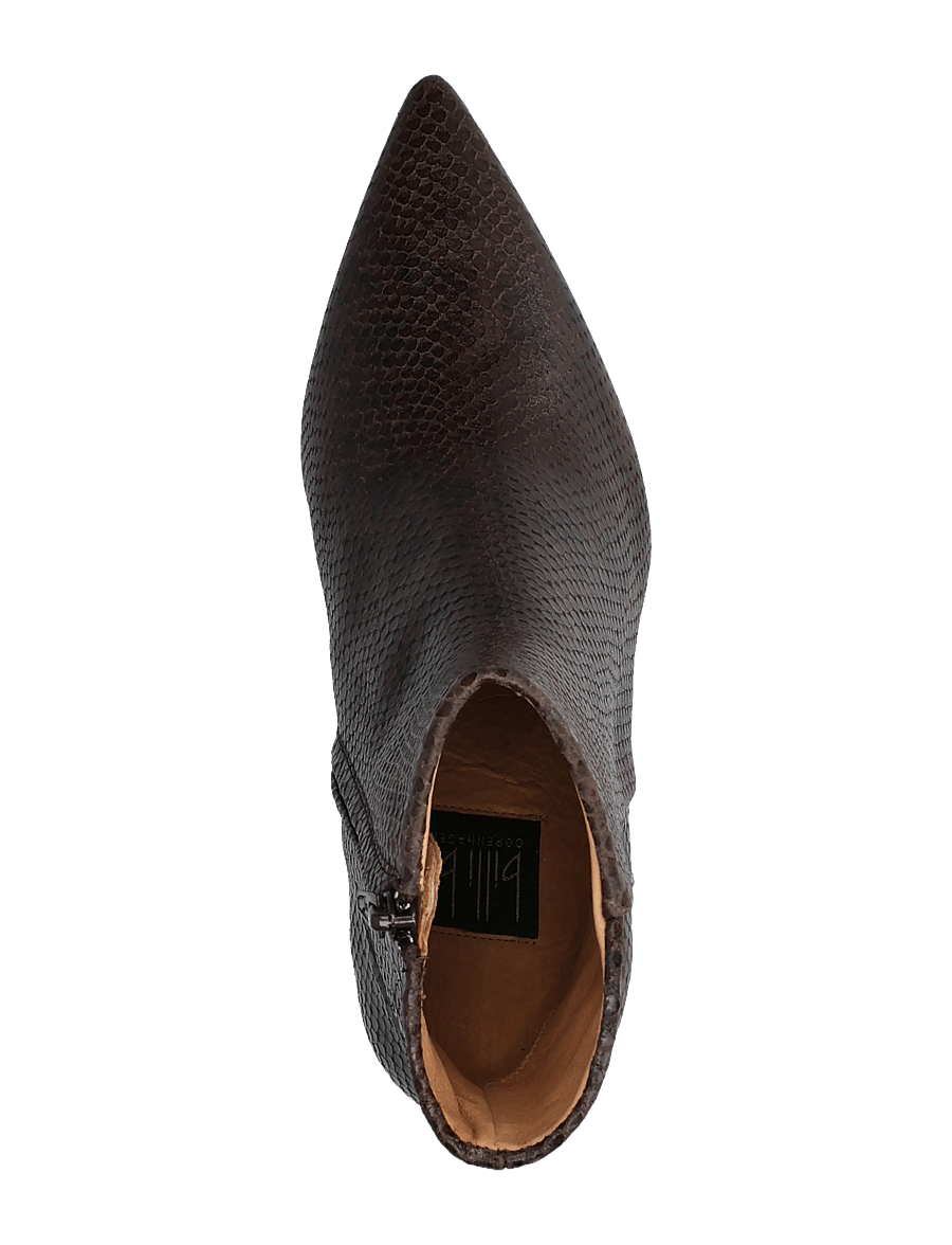 Billi Bi - Booties - kontsaga poolsaapad - t.moro snake - 3