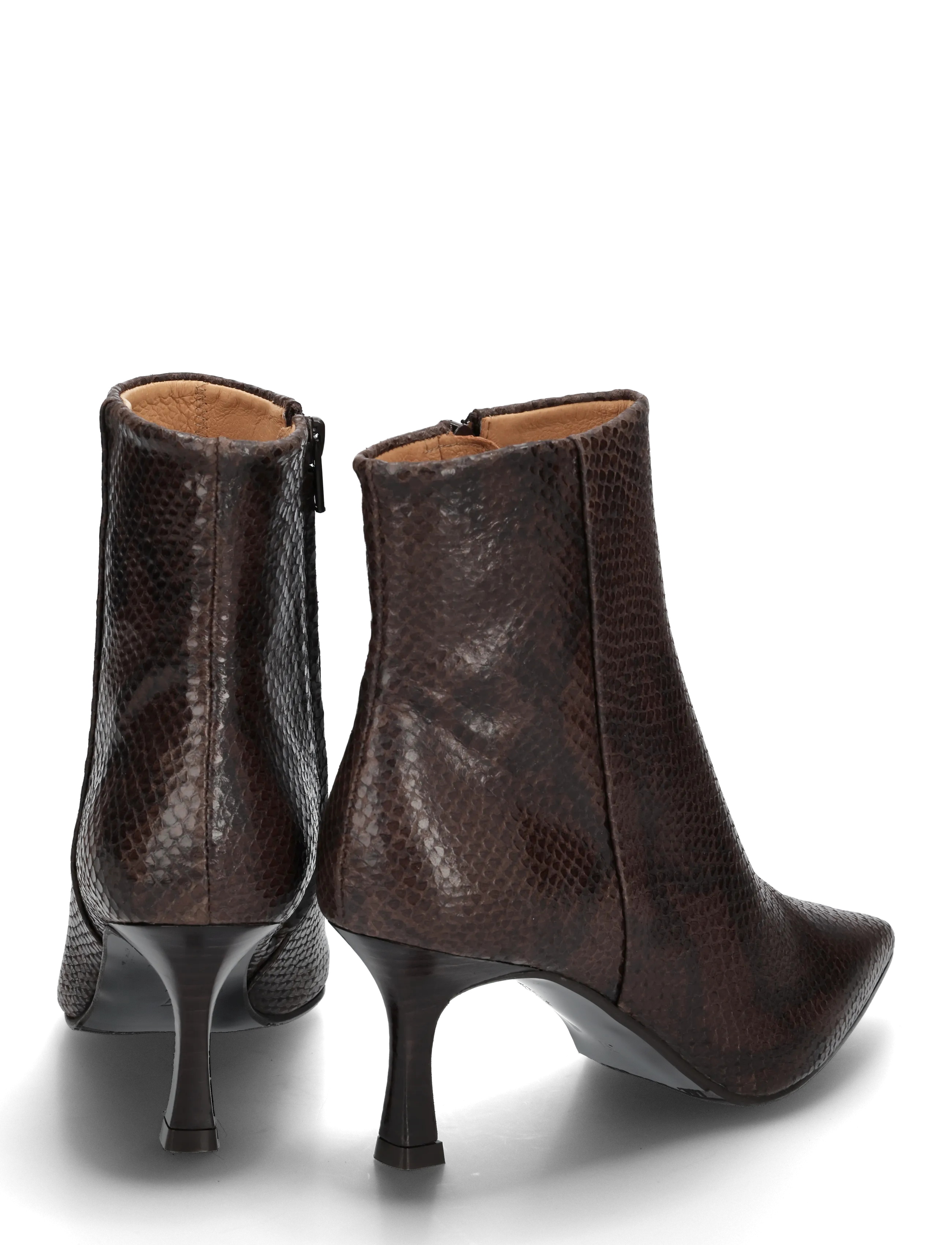 Billi Bi - Booties - kontsaga poolsaapad - t.moro snake - 4