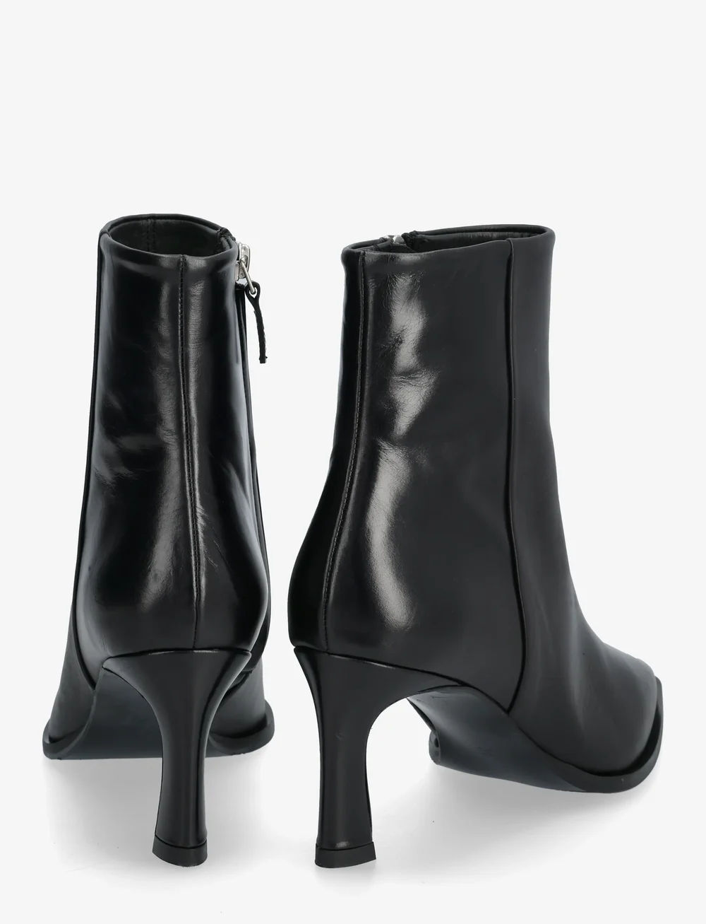 Billi Bi - Booties - kontsaga poolsaapad - black calf - 4