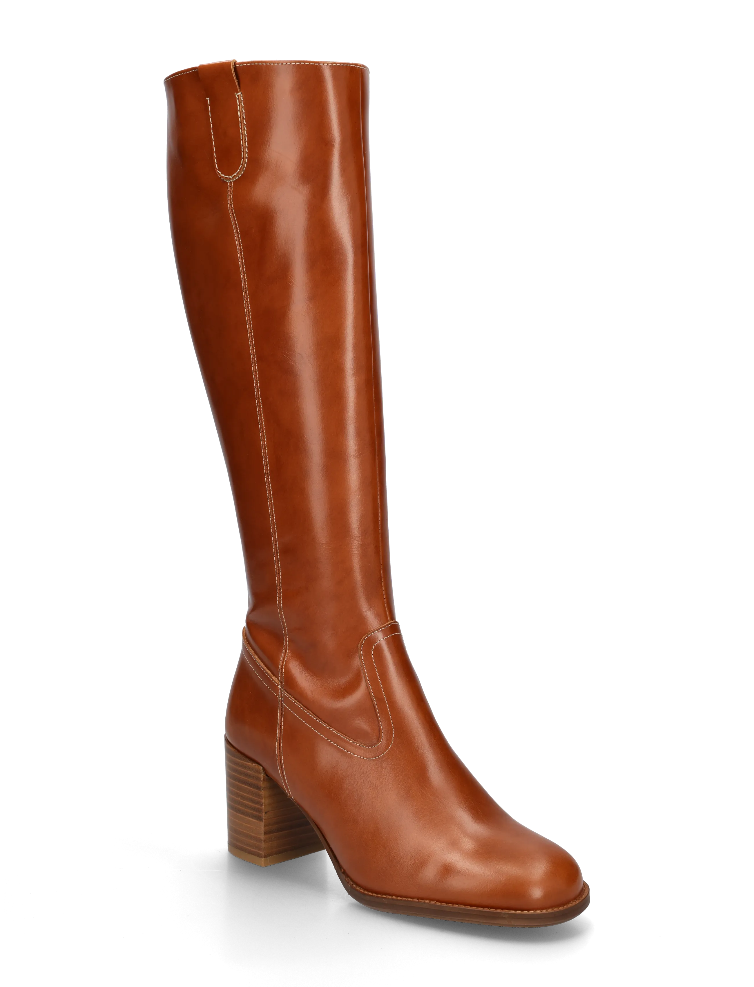 Billi Bi Long Boots - Stövlar - COGNAC SIERRA  CALF / brown