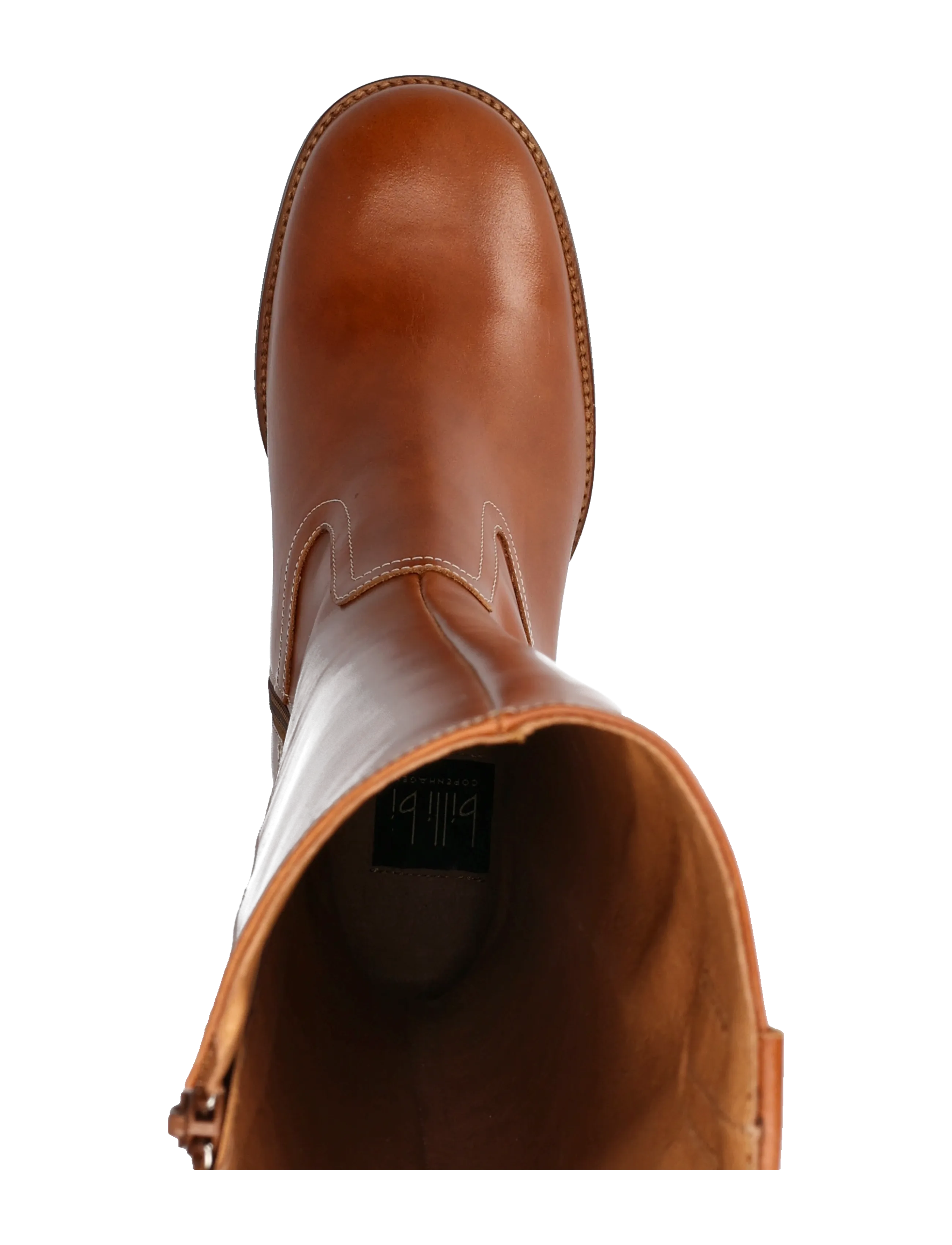 Billi Bi - Long Boots - knähöga stövlar - cognac sierra  calf - 3