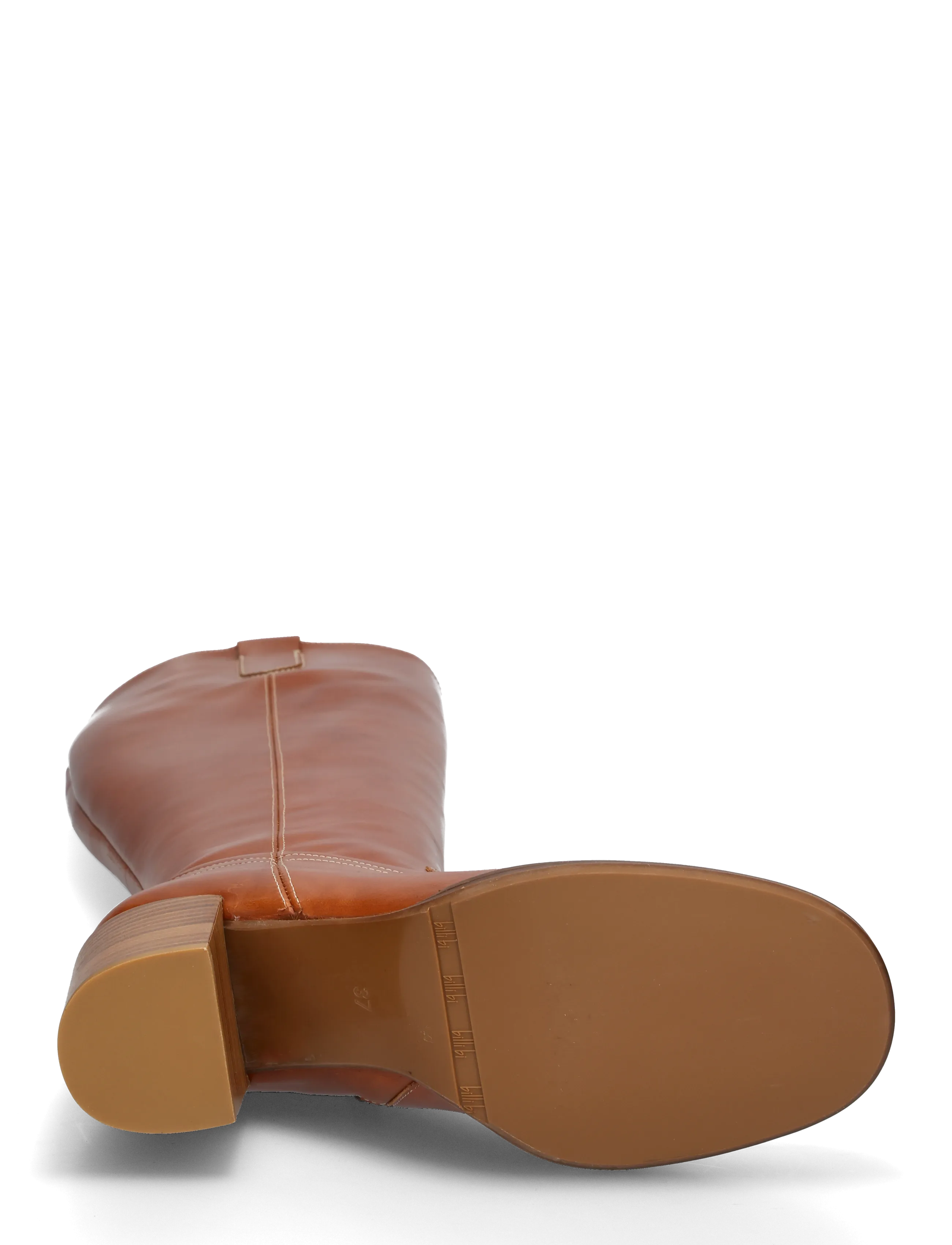 Billi Bi - Long Boots - knähöga stövlar - cognac sierra  calf - 4