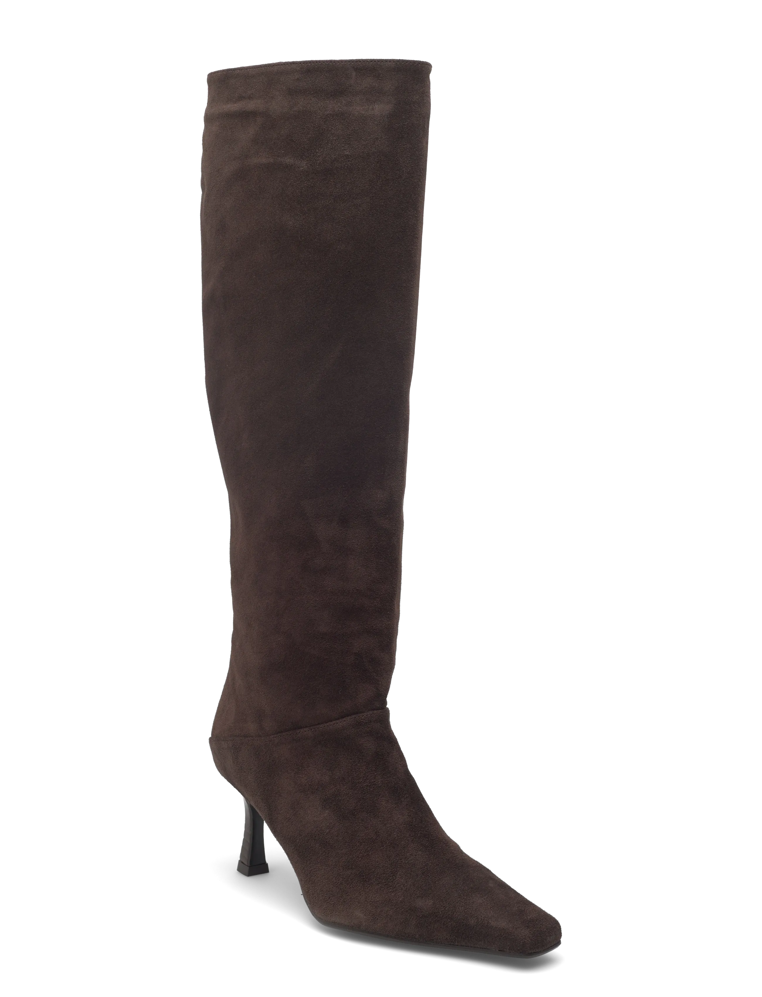 Billi Bi Long Boots - Pikad saapad - T.MORO BABYSILK DARK SUEDE / brown