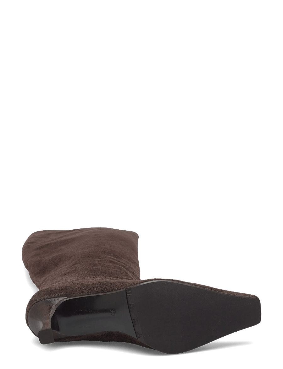 Billi Bi - Long Boots - bottes hautes au genou - t.moro babysilk dark suede - 5