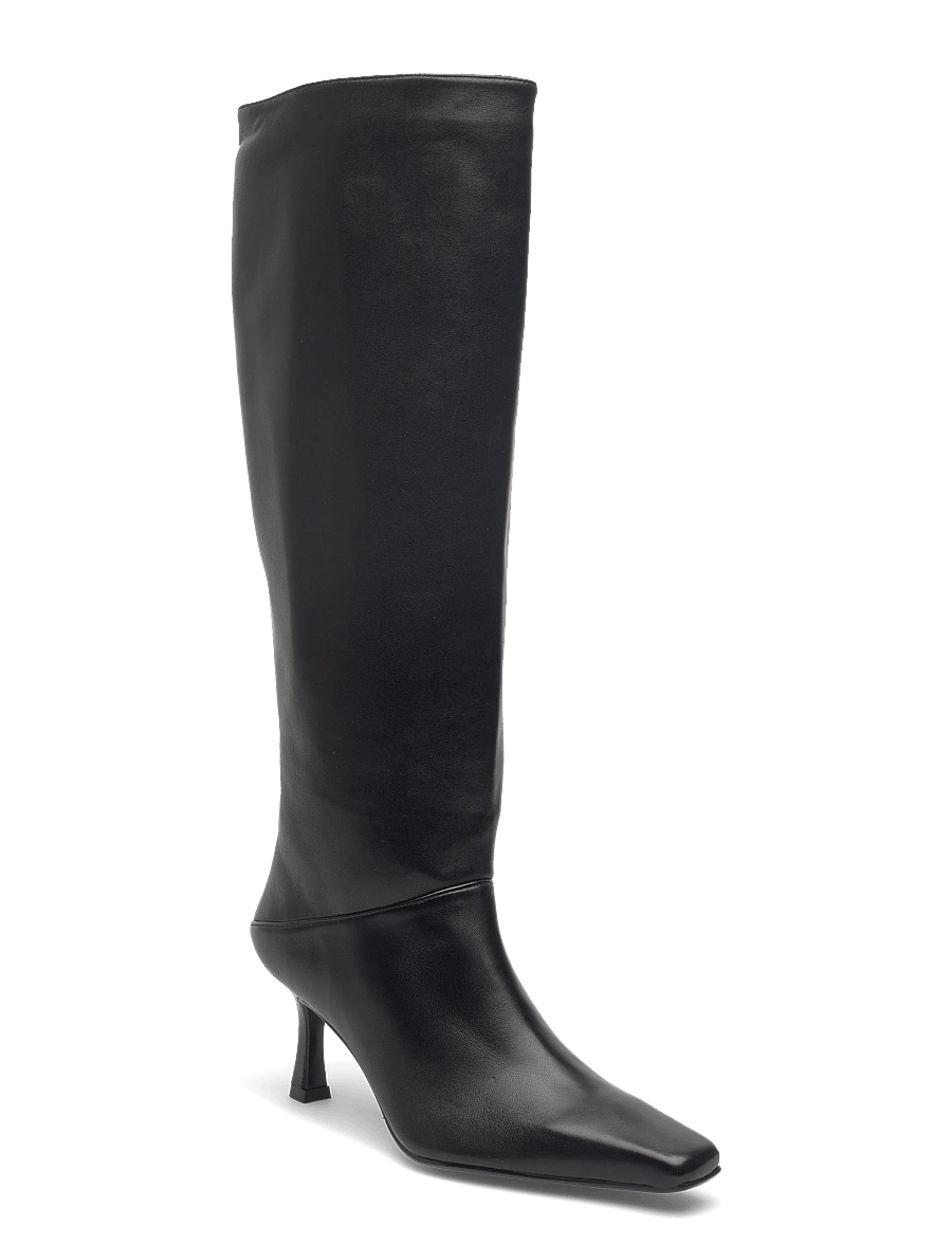 Billi Bi - Long Boots - knähöga stövlar - black nappa - 0