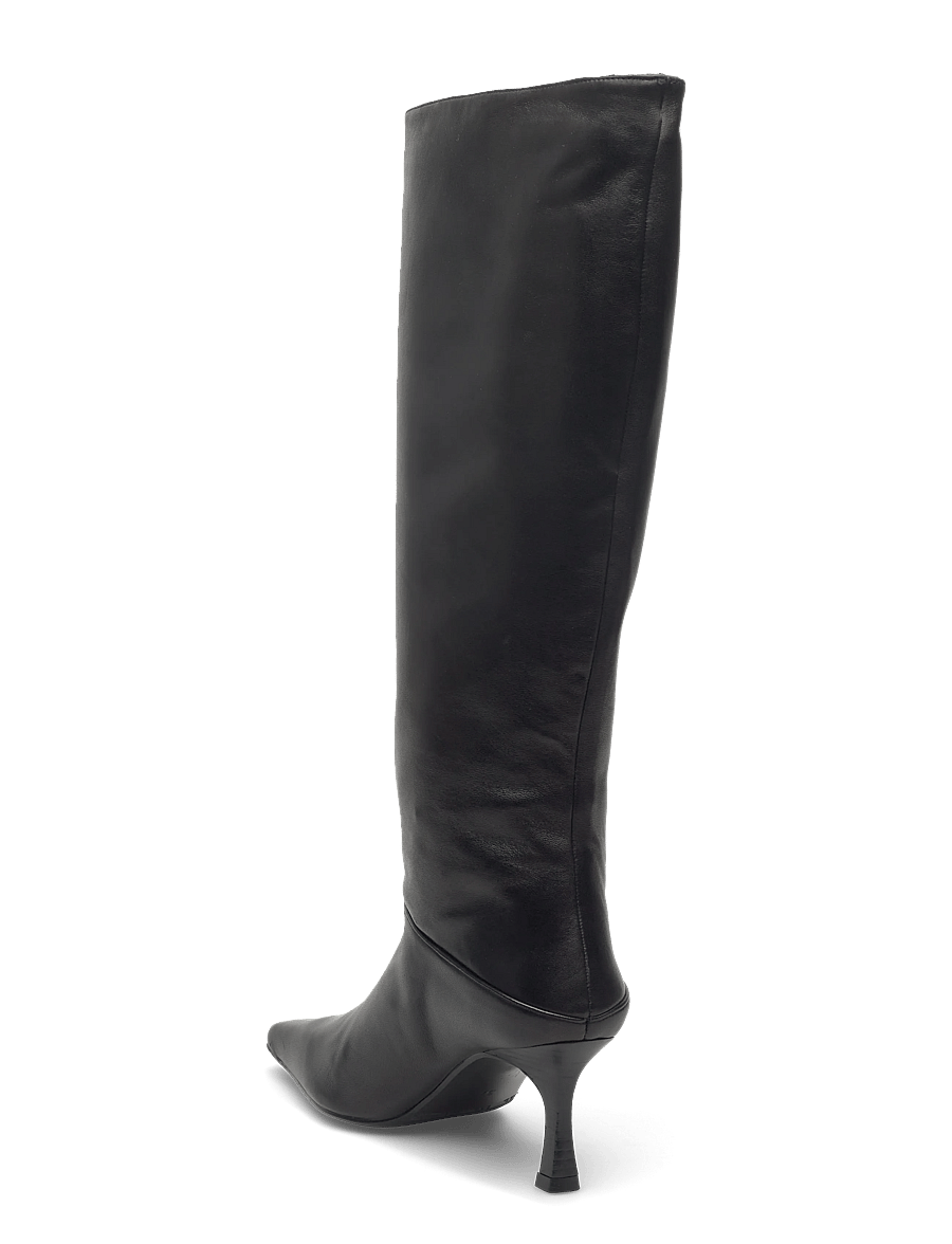 Billi Bi - Long Boots - knähöga stövlar - black nappa - 2