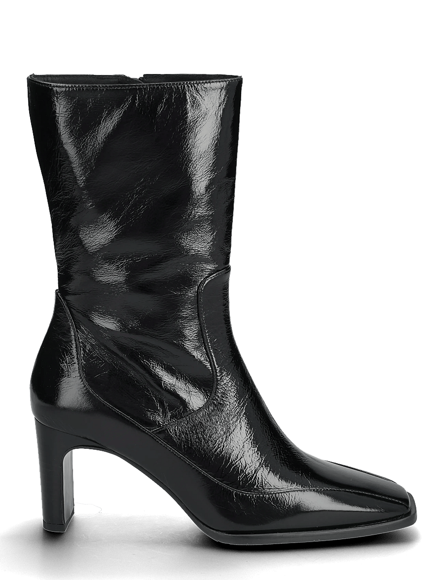 Billi Bi - Booties - kontsaga poolsaapad - black naplack - 1
