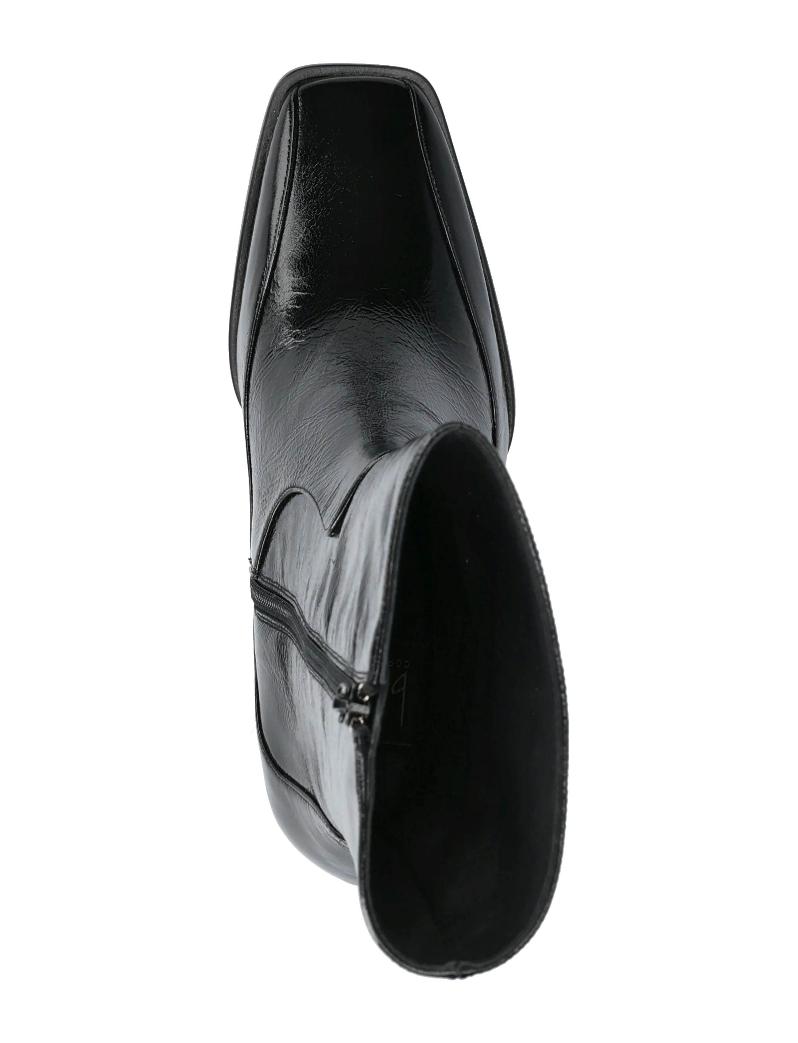Billi Bi - Booties - kõrge konts - black naplack - 3
