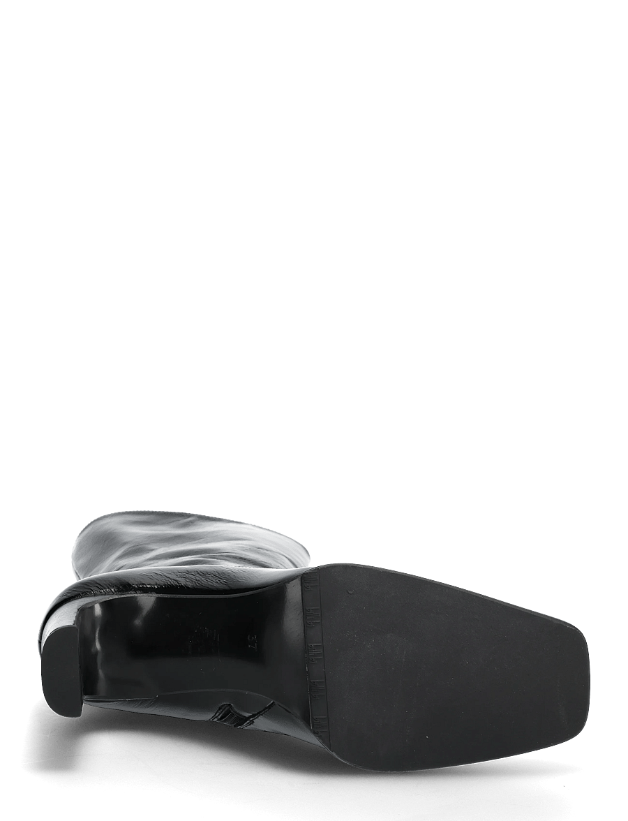 Billi Bi - Booties - kontsaga poolsaapad - black naplack - 4