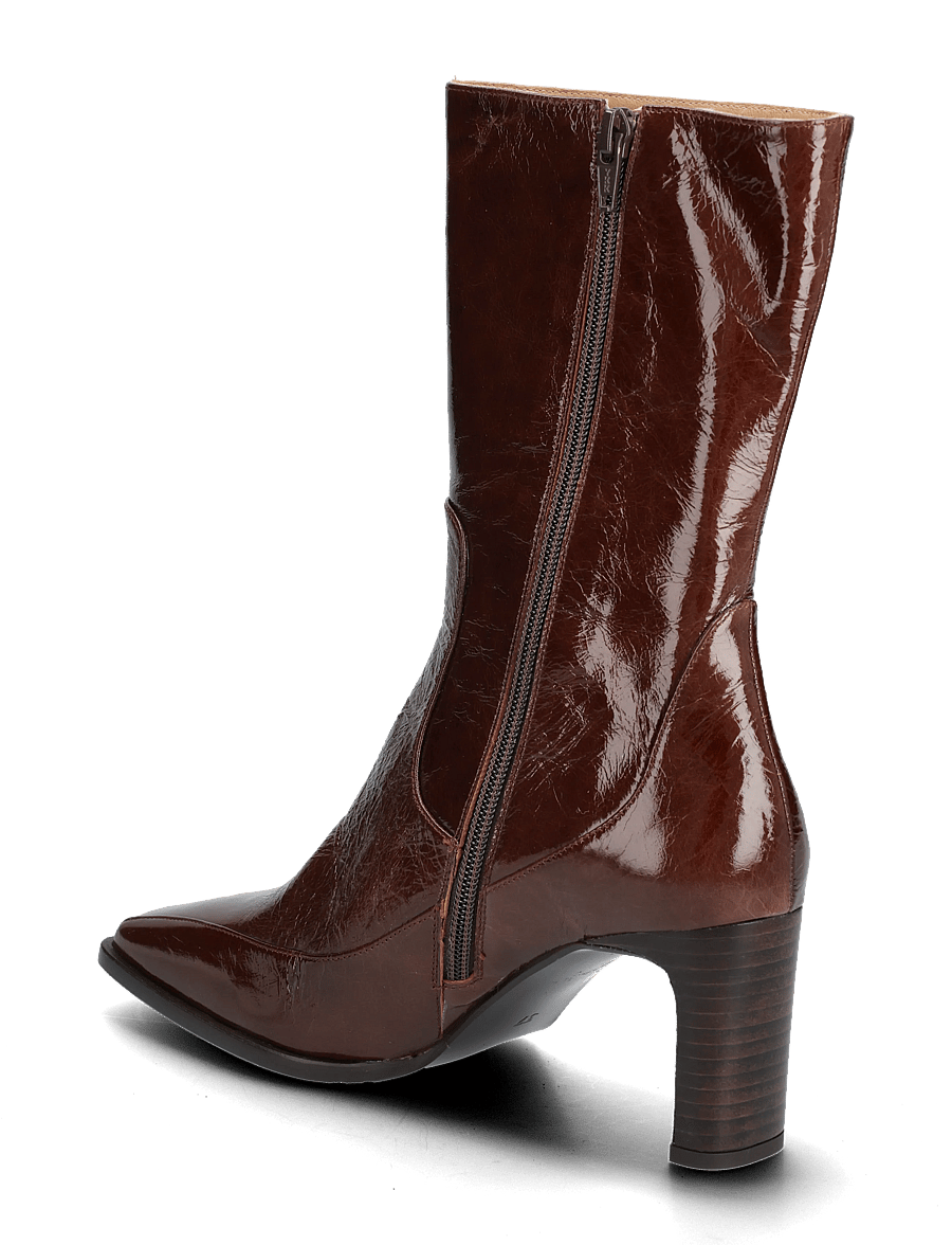 Billi Bi - Booties - kontsaga poolsaapad - castagno naplack - 2