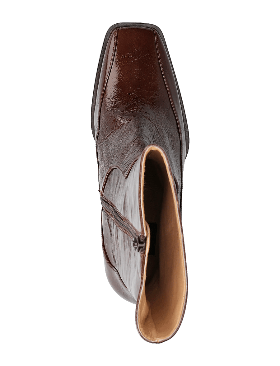 Billi Bi - Booties - kontsaga poolsaapad - castagno naplack - 3