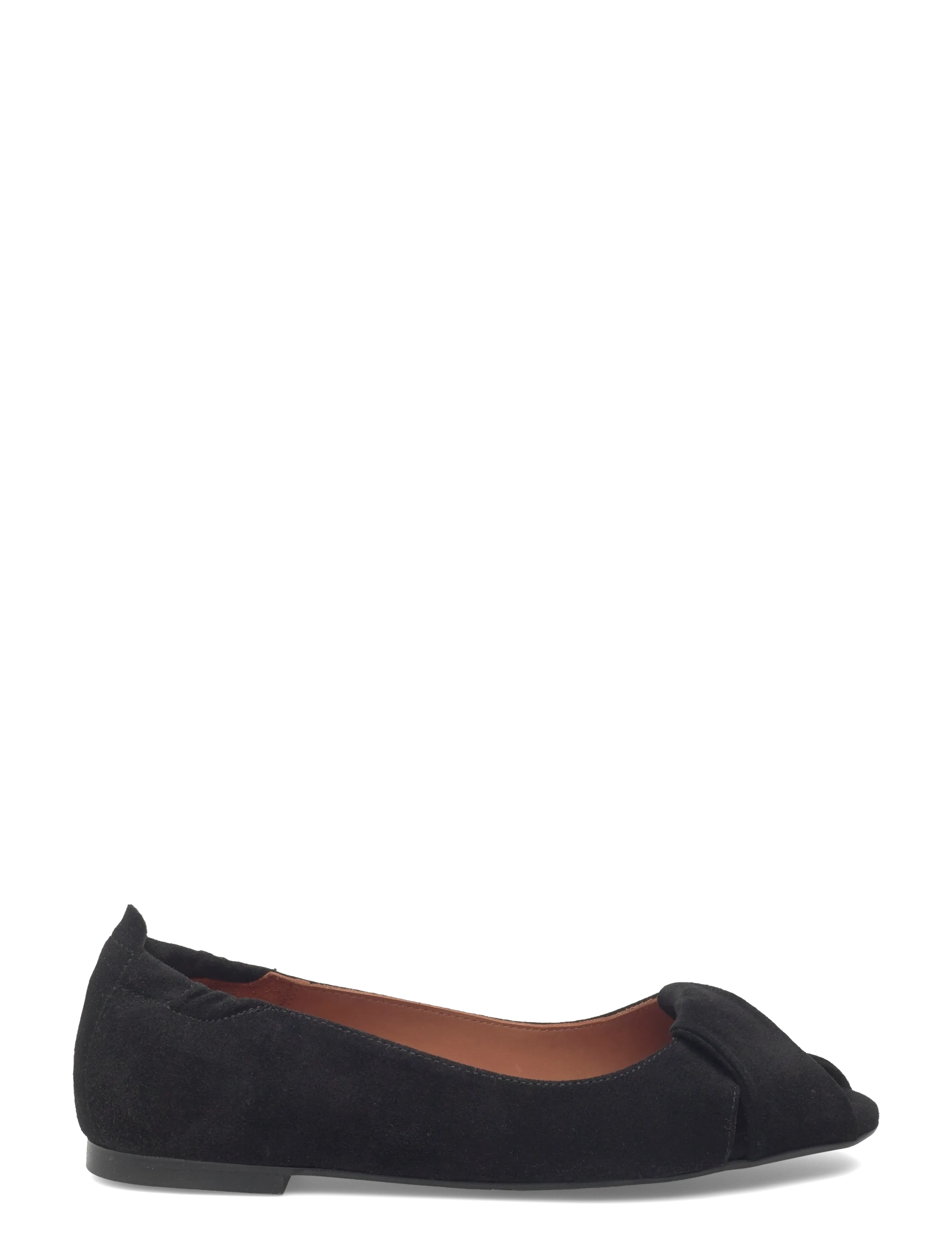 Billi Bi - Ballerina - platta sandaler - black babysilk suede - 1