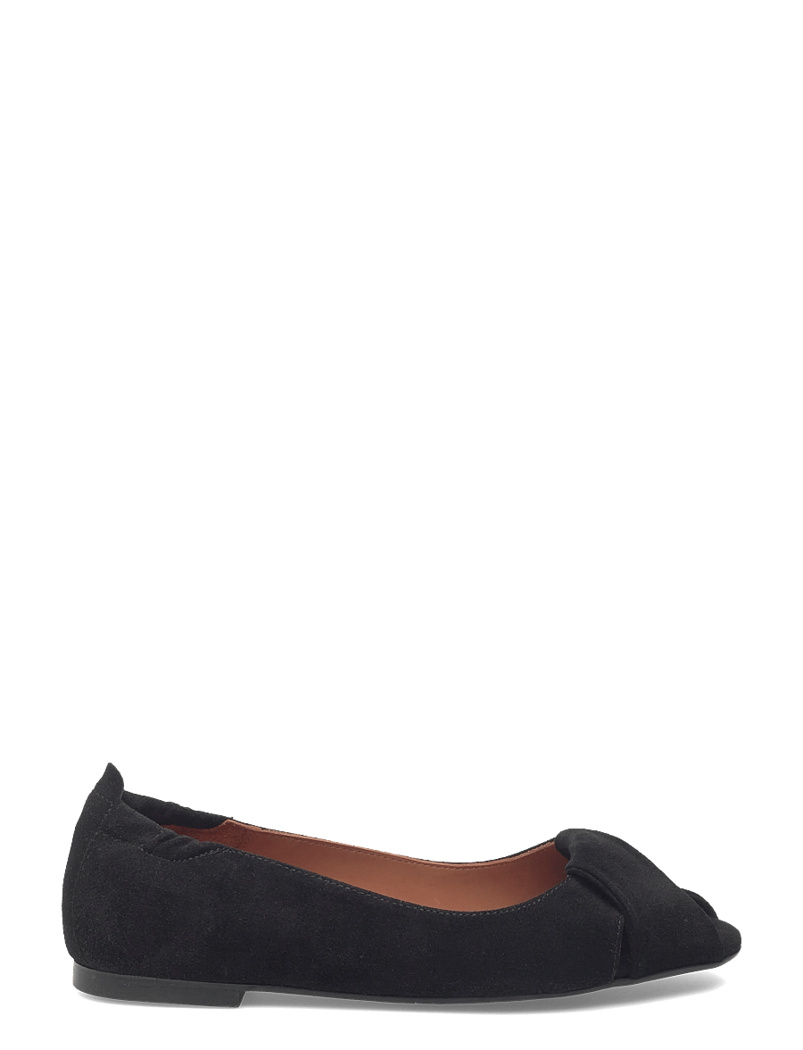 Billi Bi - Ballerina - flache sandalen - black babysilk suede - 1