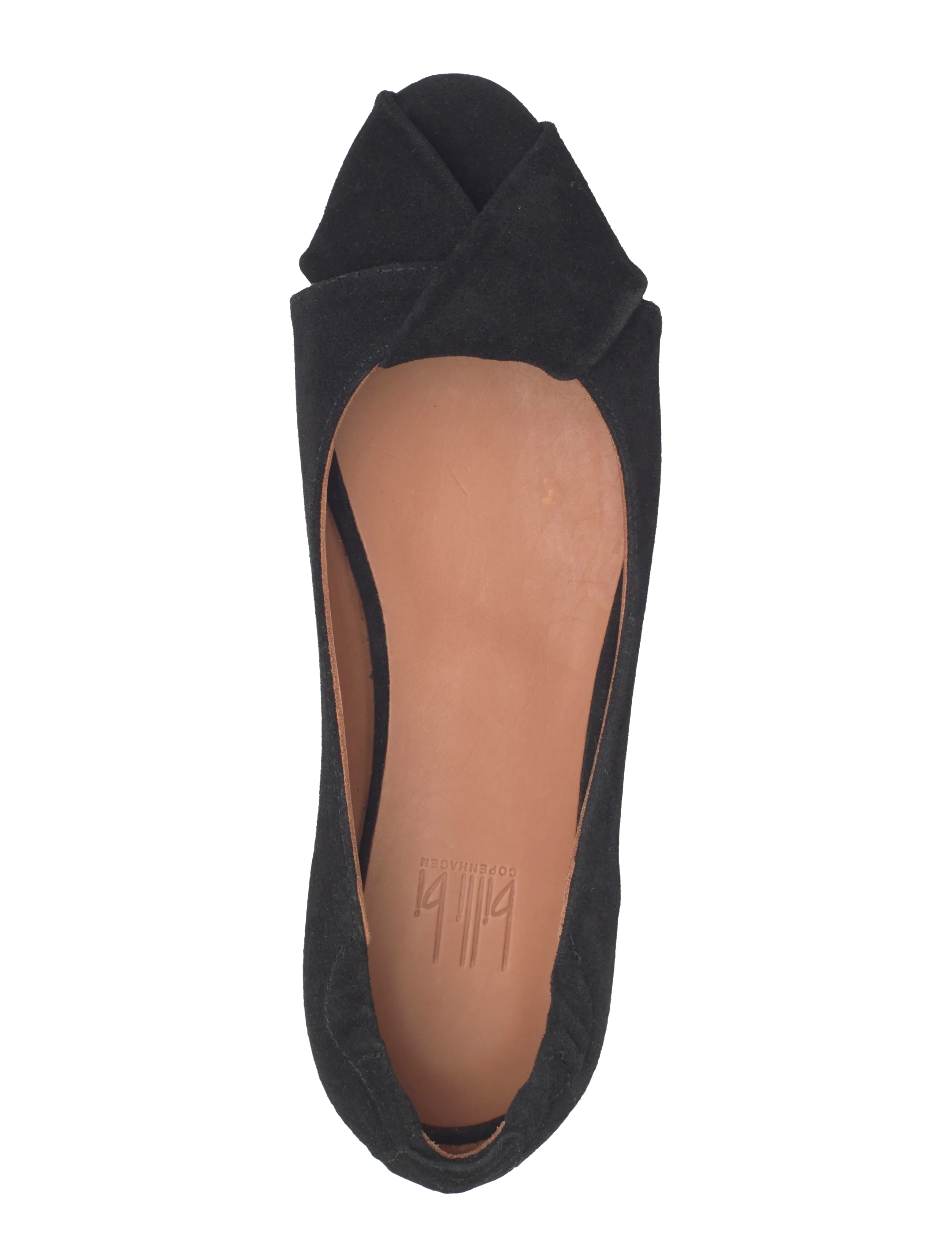 Billi Bi - Ballerina - platta sandaler - black babysilk suede - 3