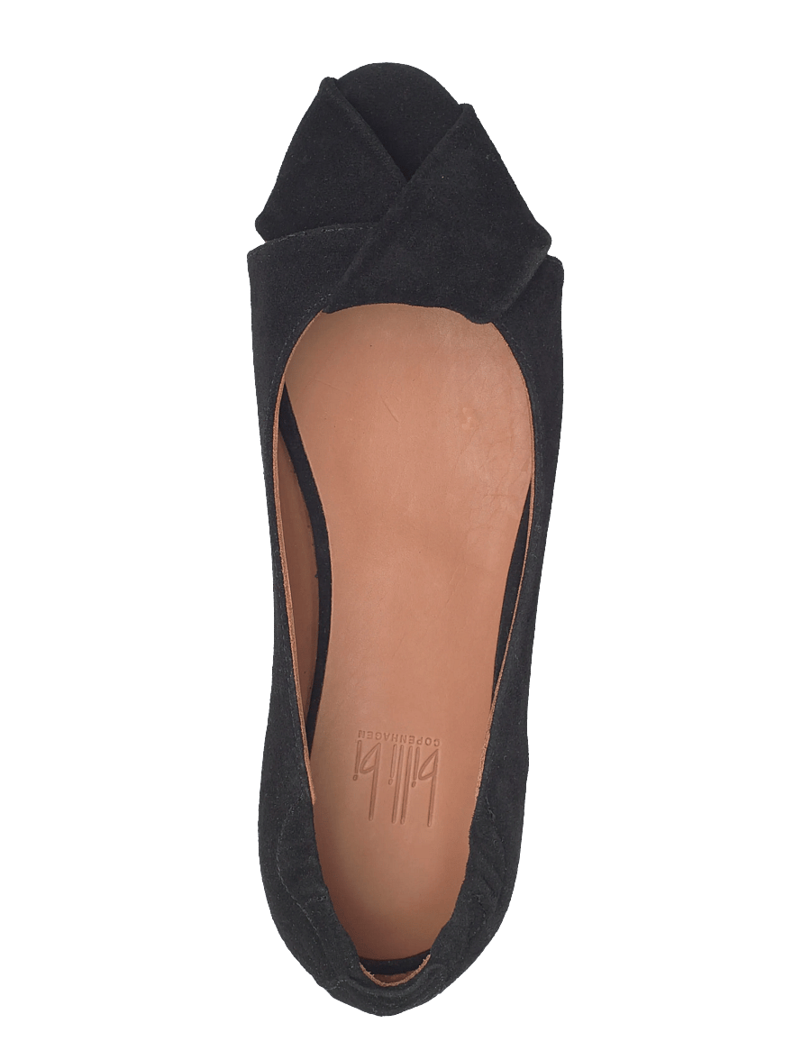 Billi Bi - Ballerina - flache sandalen - black babysilk suede - 3