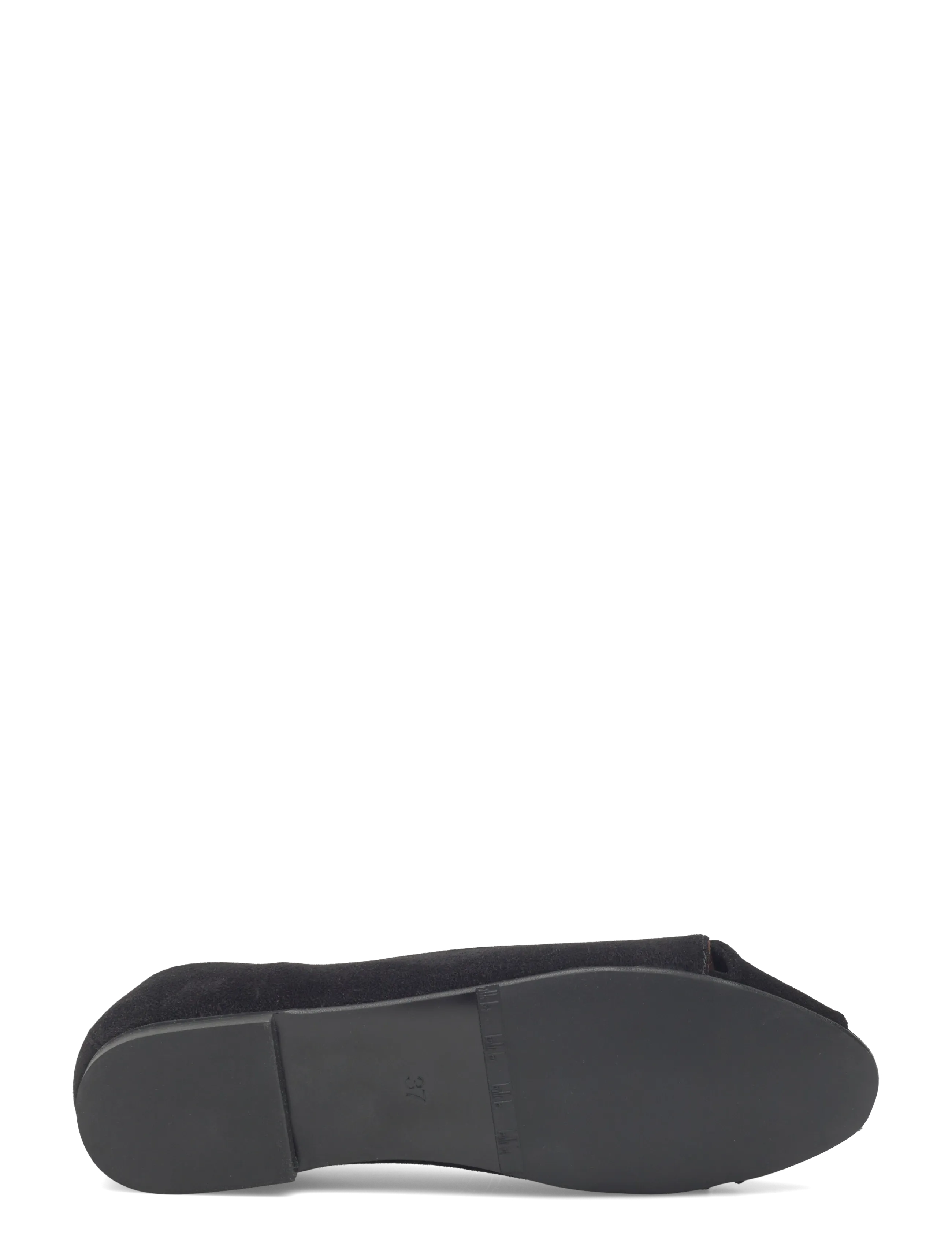 Billi Bi - Ballerina - platta sandaler - black babysilk suede - 4