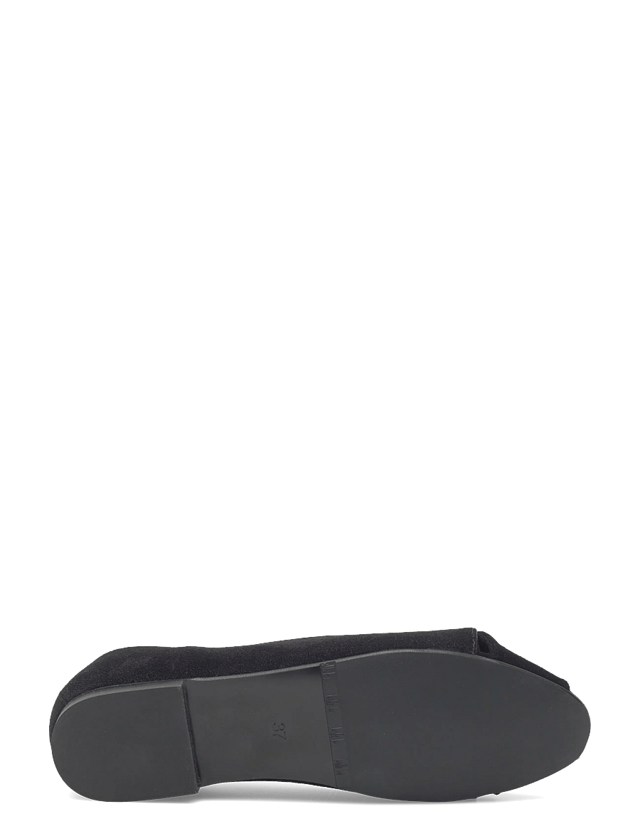 Billi Bi - Ballerina - flache sandalen - black babysilk suede - 4