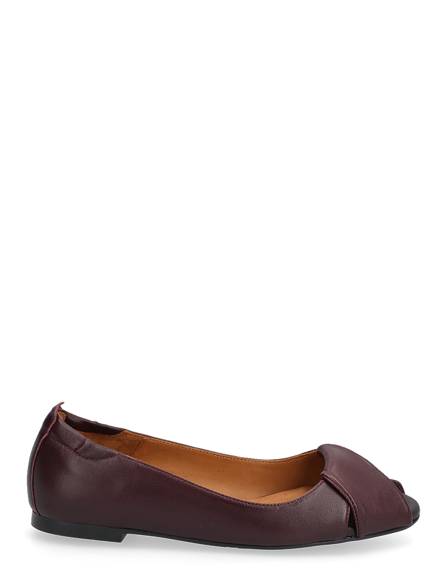 Billi Bi - Ballerina - flade sandaler - bordo nappa - 1