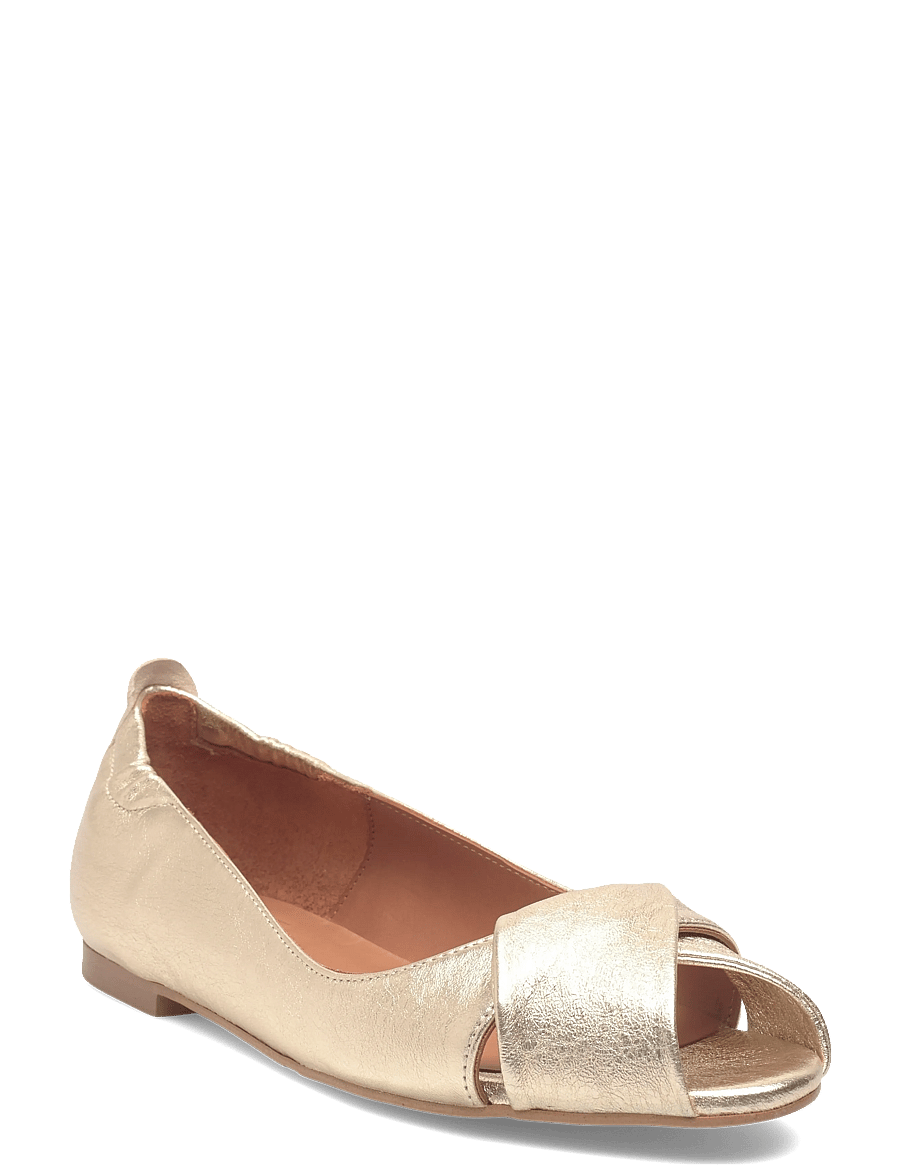 Billi Bi - Ballerina - platta sandaler - gold crackele - 0