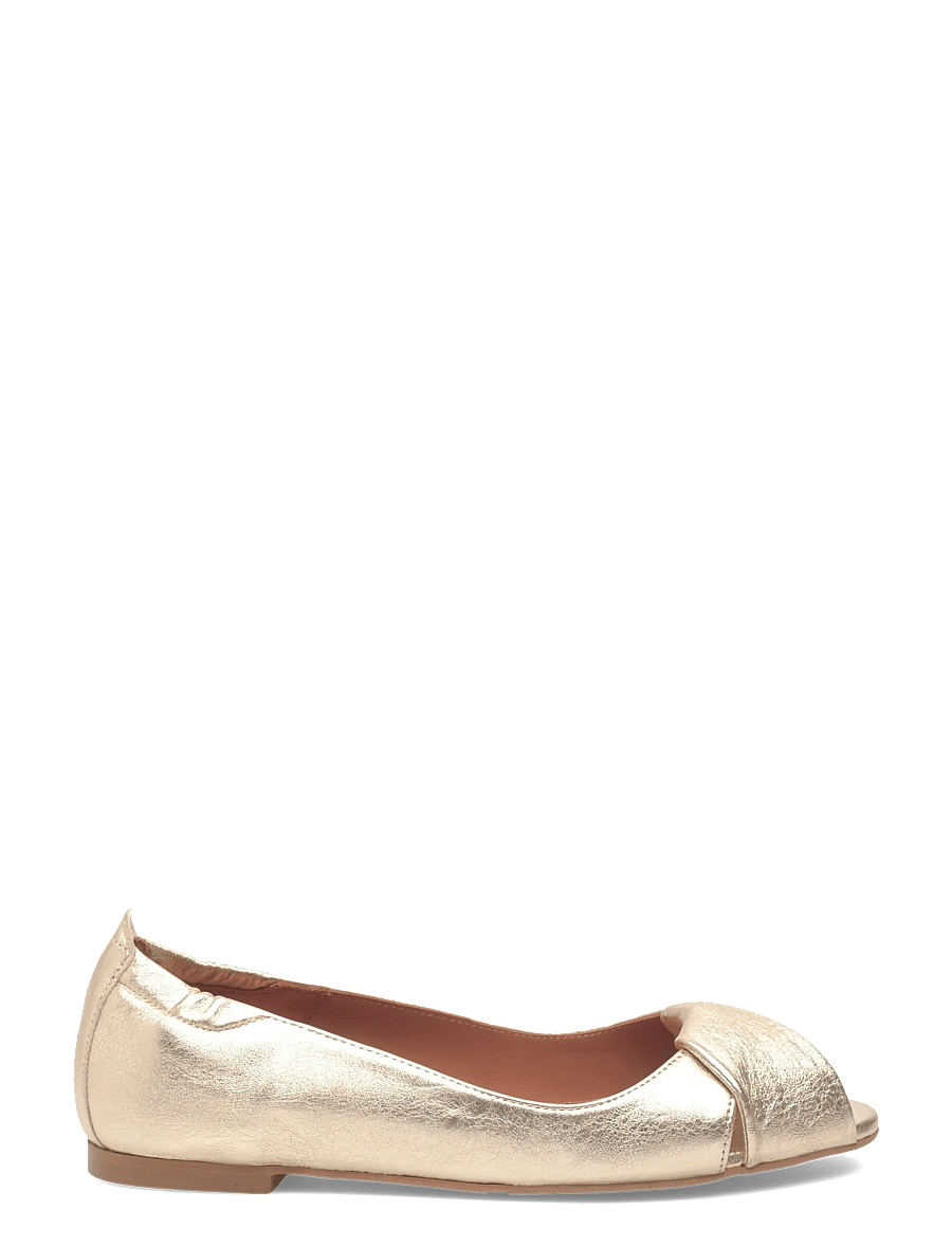 Billi Bi - Ballerina - platta sandaler - gold crackele - 1