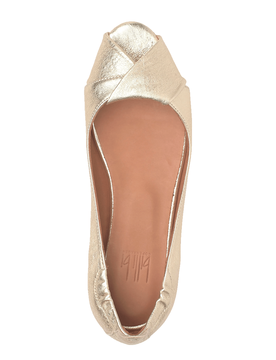 Billi Bi - Ballerina - platta sandaler - gold crackele - 3