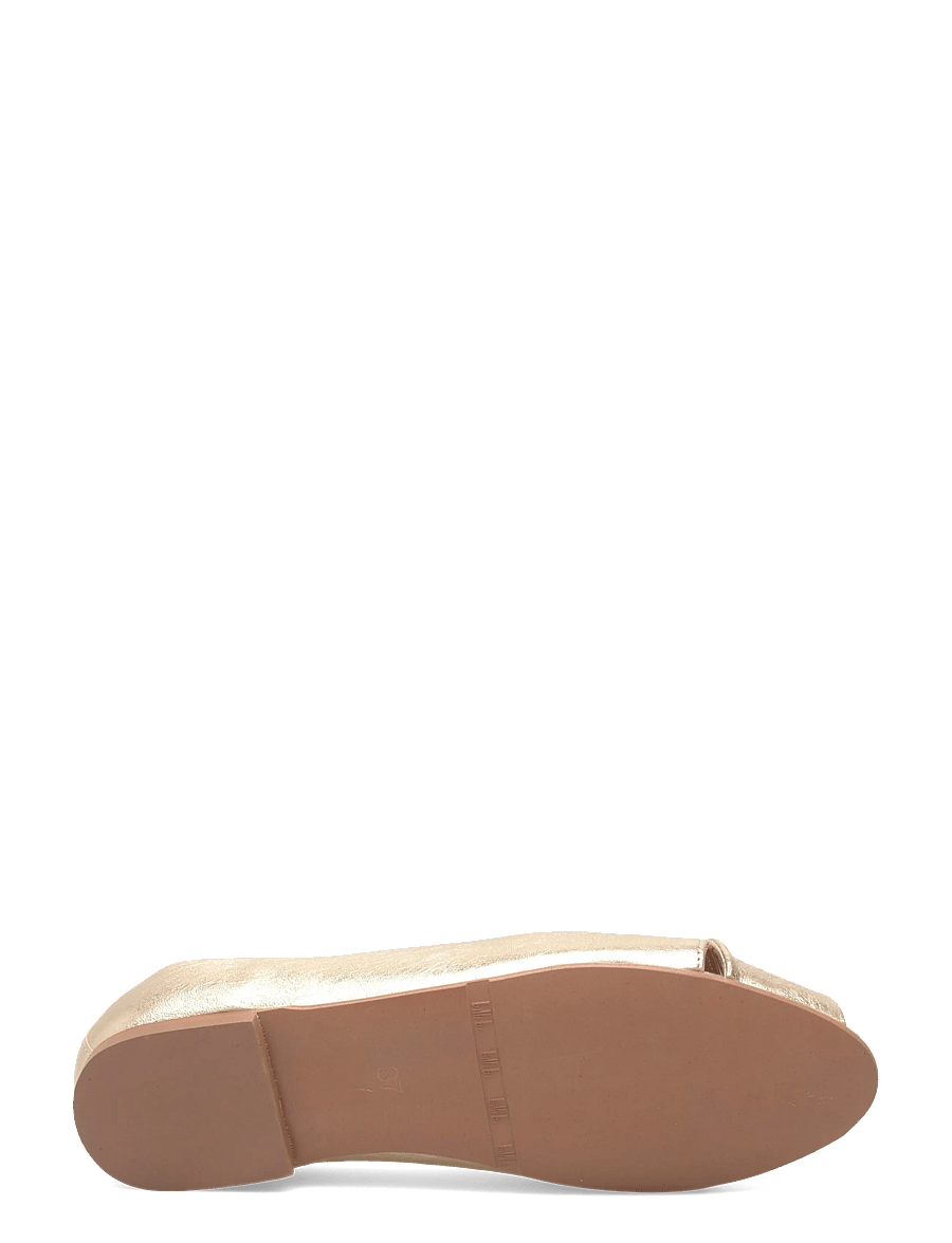 Billi Bi - Ballerina - platta sandaler - gold crackele - 4