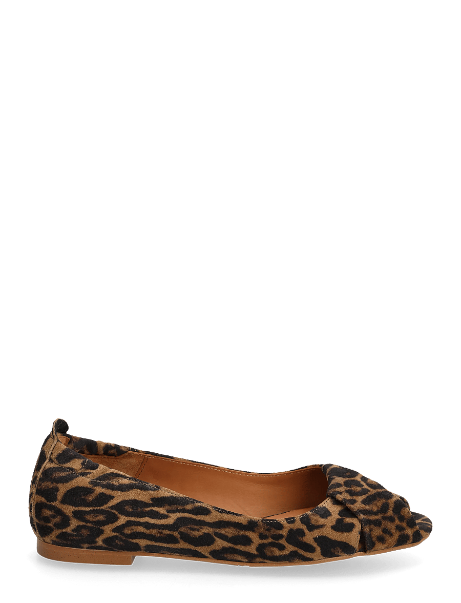 Billi Bi - Ballerina - flade sandaler - leopardo cuoio suede - 1