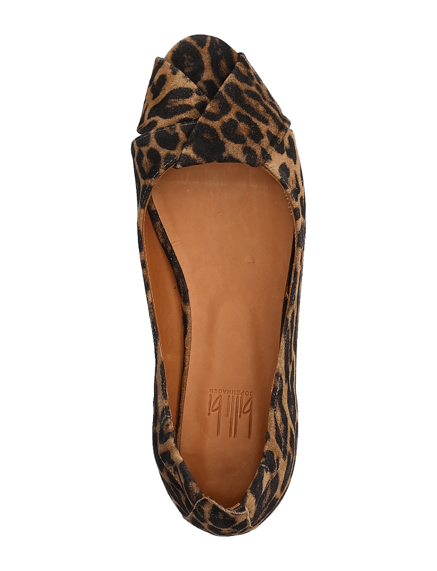 Billi Bi - Ballerina - flade sandaler - leopardo cuoio suede - 3